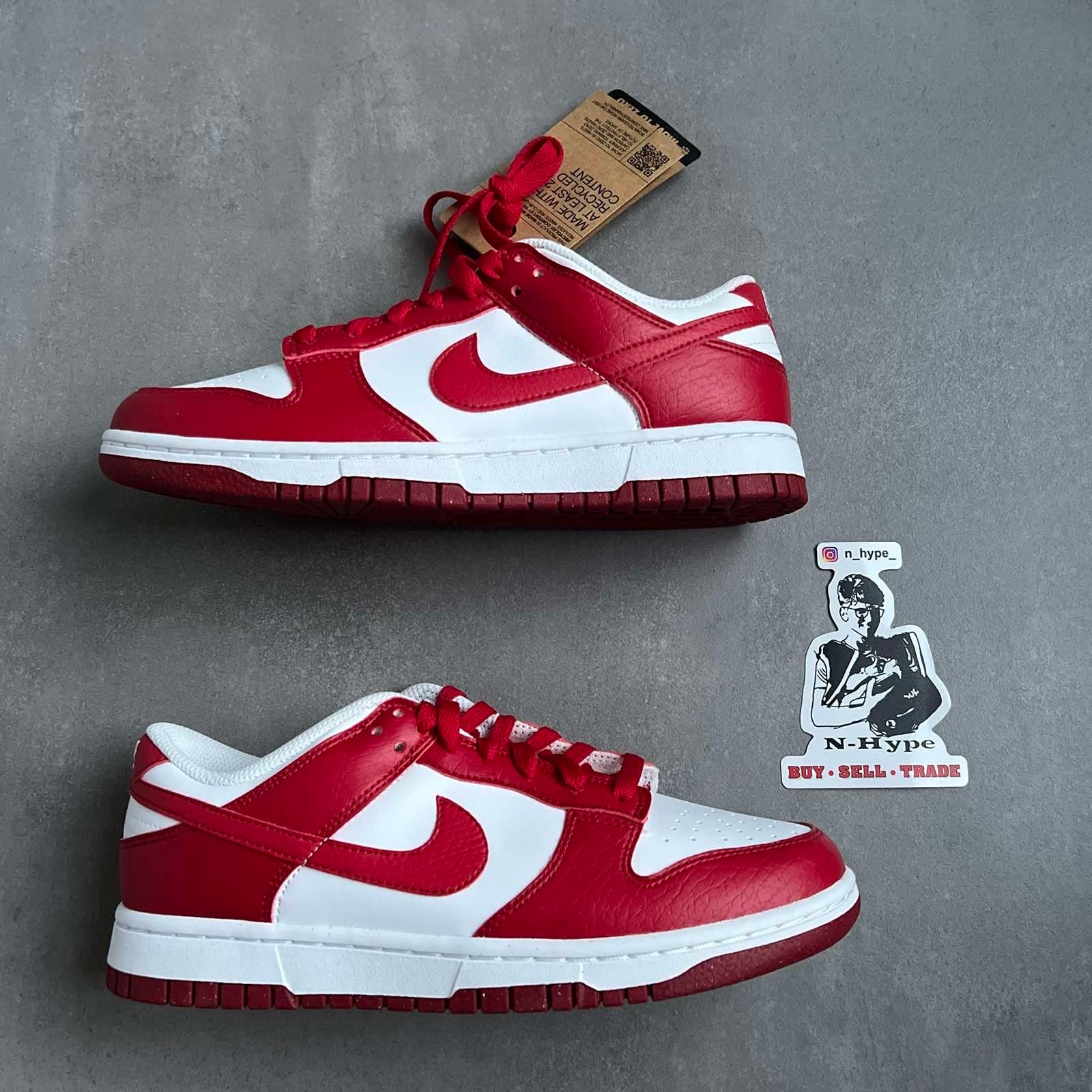 Nike Dunk Low Next Nature White Gym Red (W) - Image 4