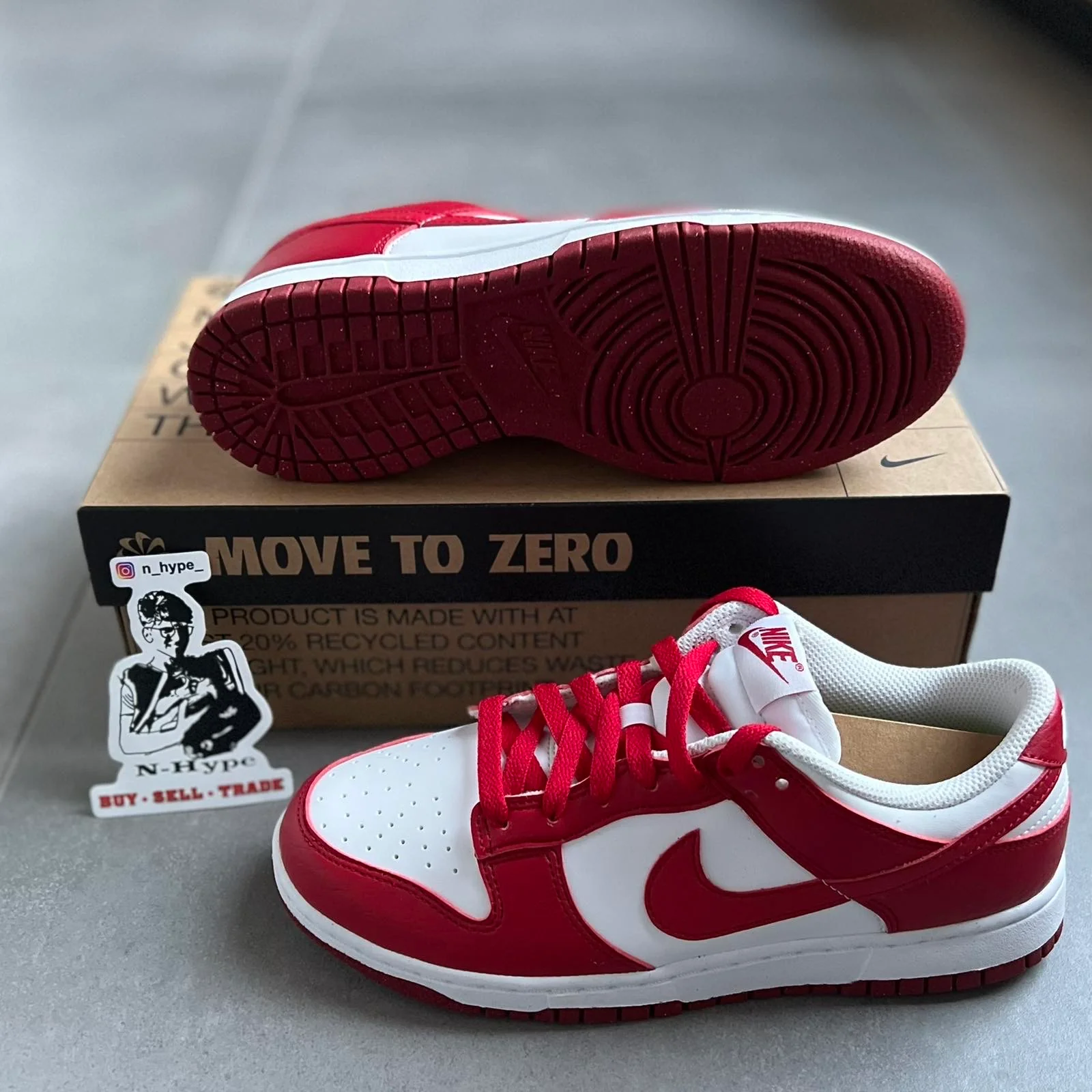 Nike Dunk Low Next Nature White Gym Red (W) - Image 5
