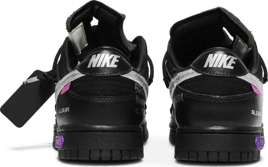 Nike Dunk Low Off-White Lot 50 - Image 3