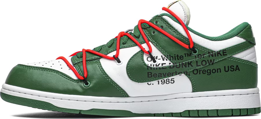 Nike Dunk Low Off-White Pine Green - Image 2