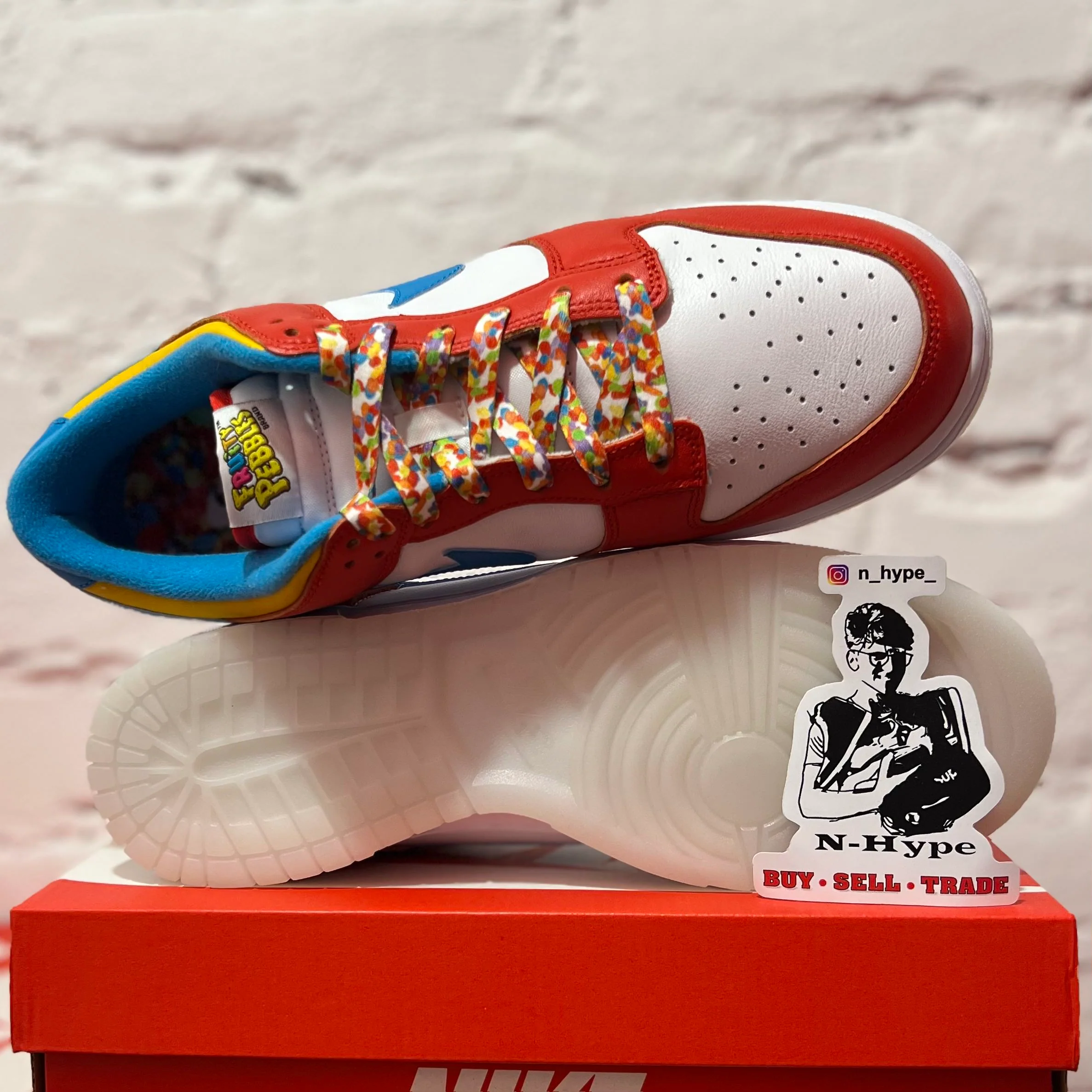 Nike Dunk Low QS LeBron James Fruity Pebbles - Image 5