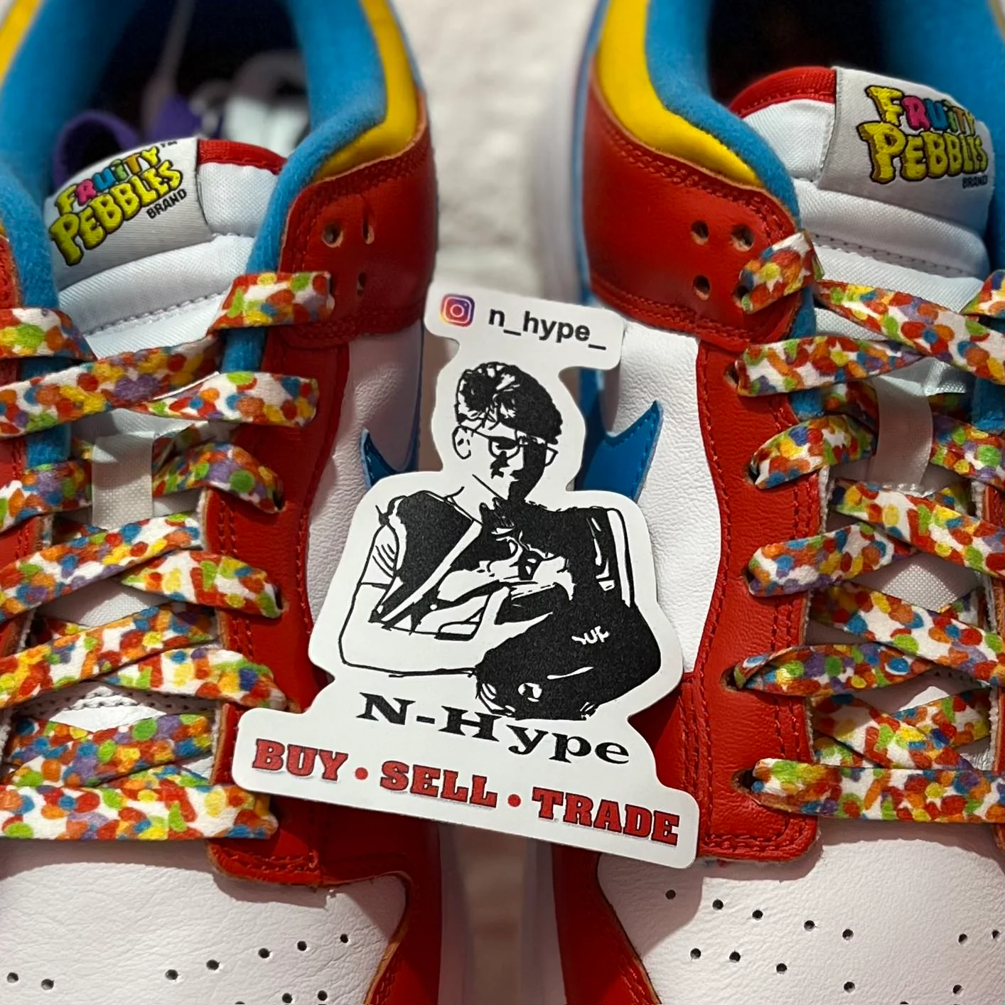 Nike Dunk Low QS LeBron James Fruity Pebbles - Image 7