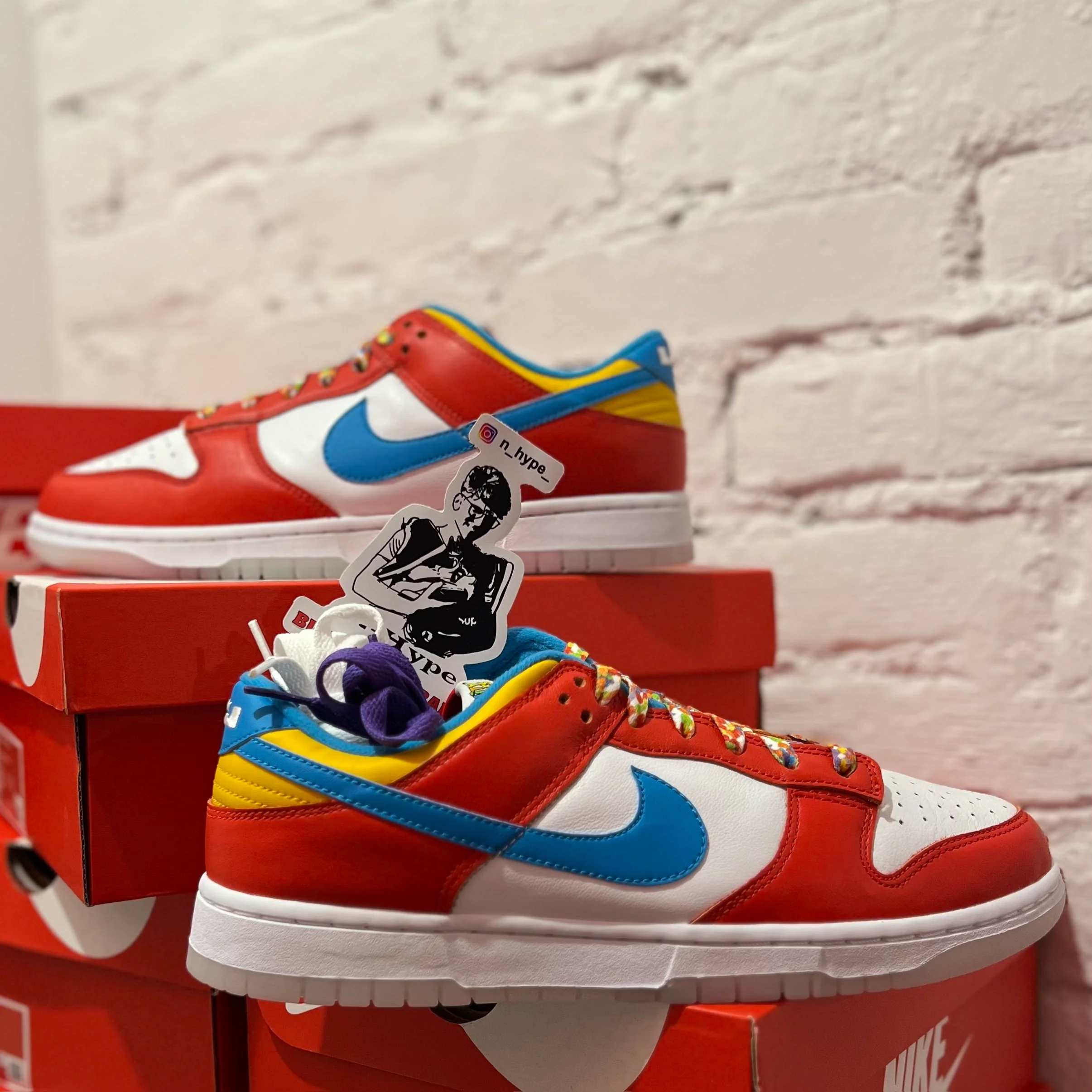 Nike Dunk Low QS LeBron James Fruity Pebbles - Image 8