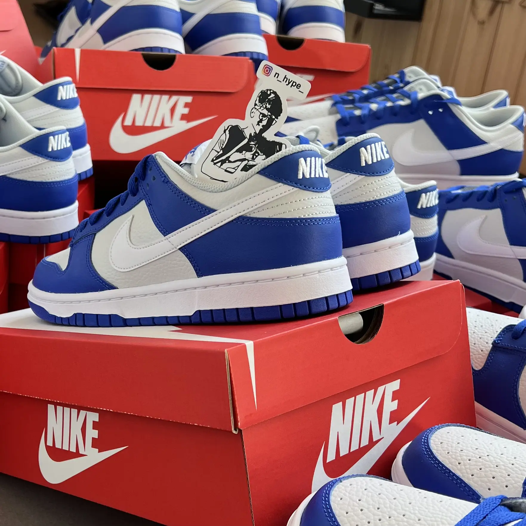 Nike Dunk Low Racer Blue Photon Dust - Image 5
