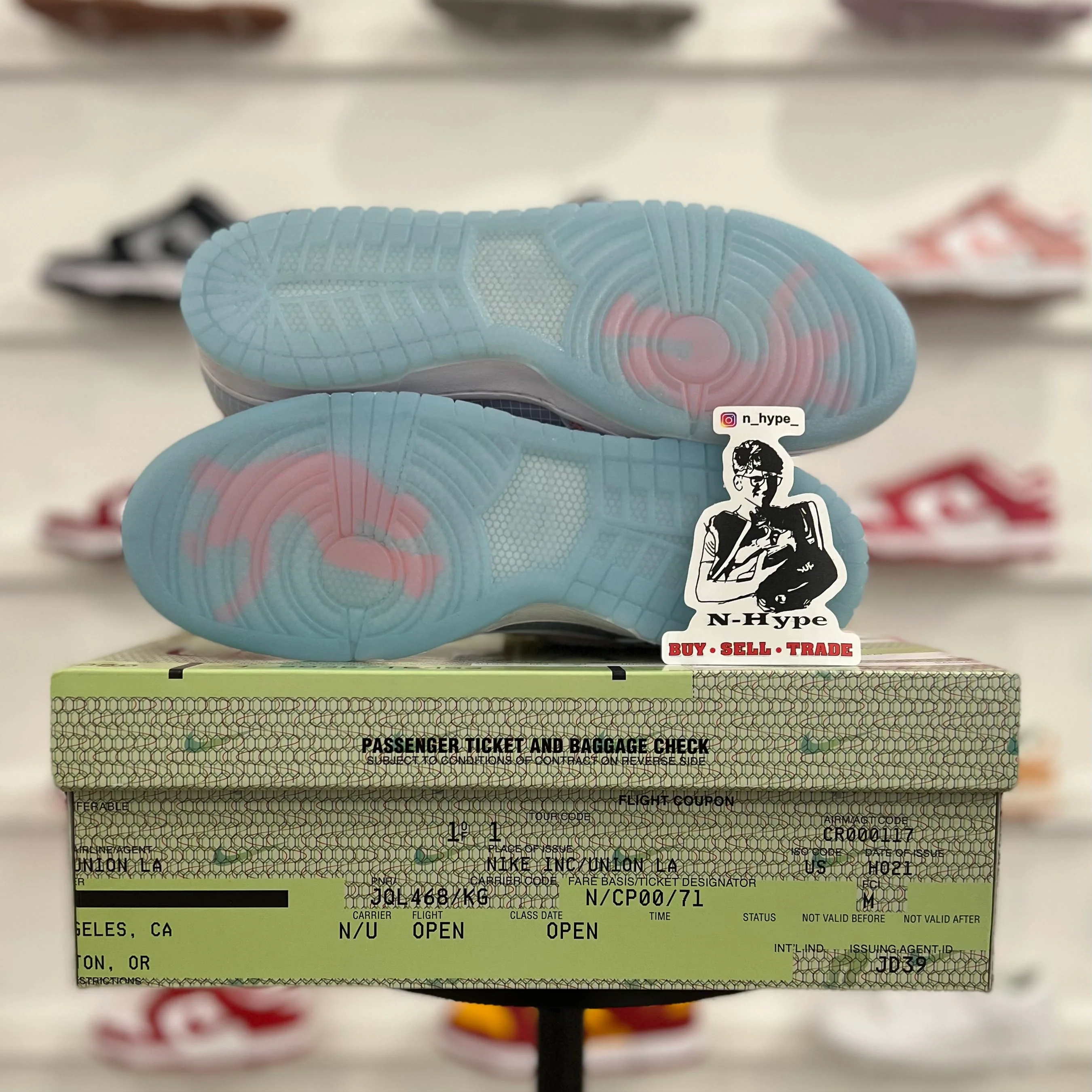 Nike Dunk Low Union Passport Pack Argon - Image 5