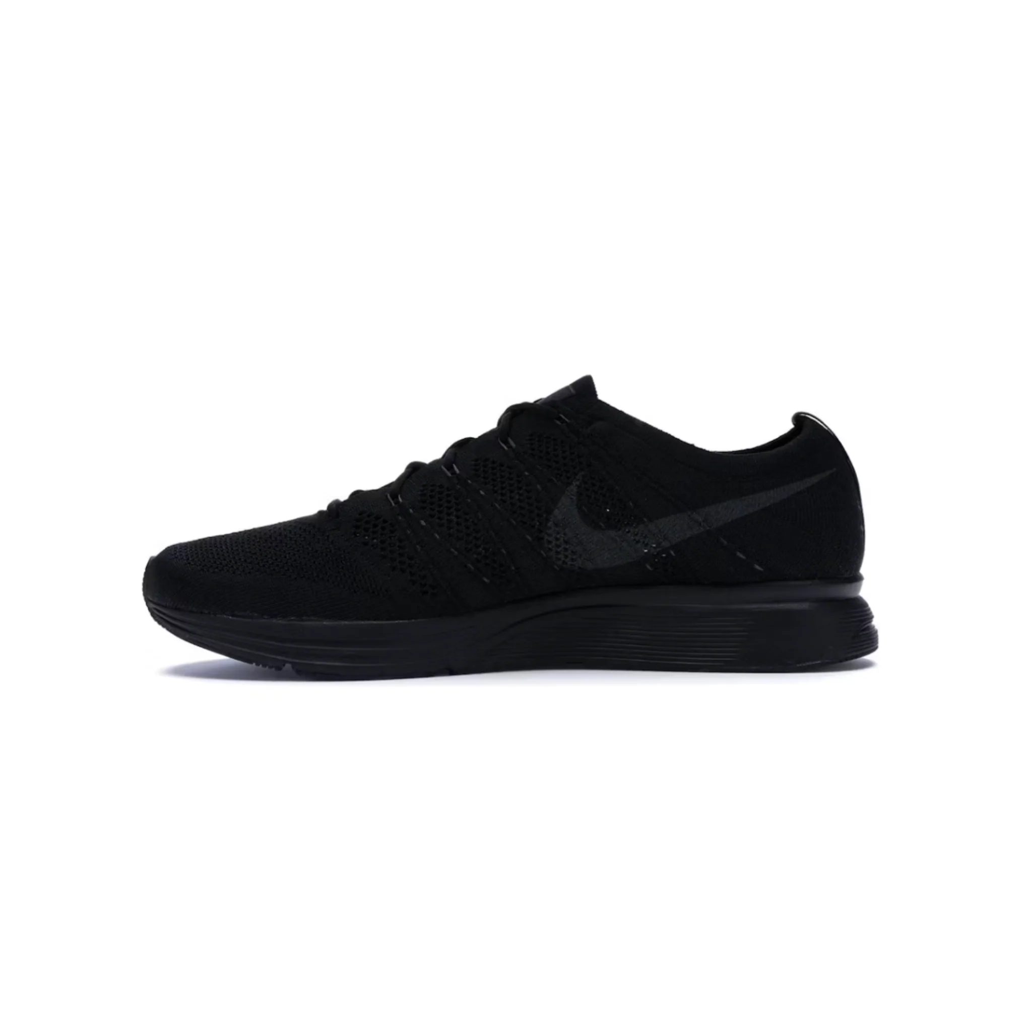 Nike Flyknit Trainer Triple Black - Image 2