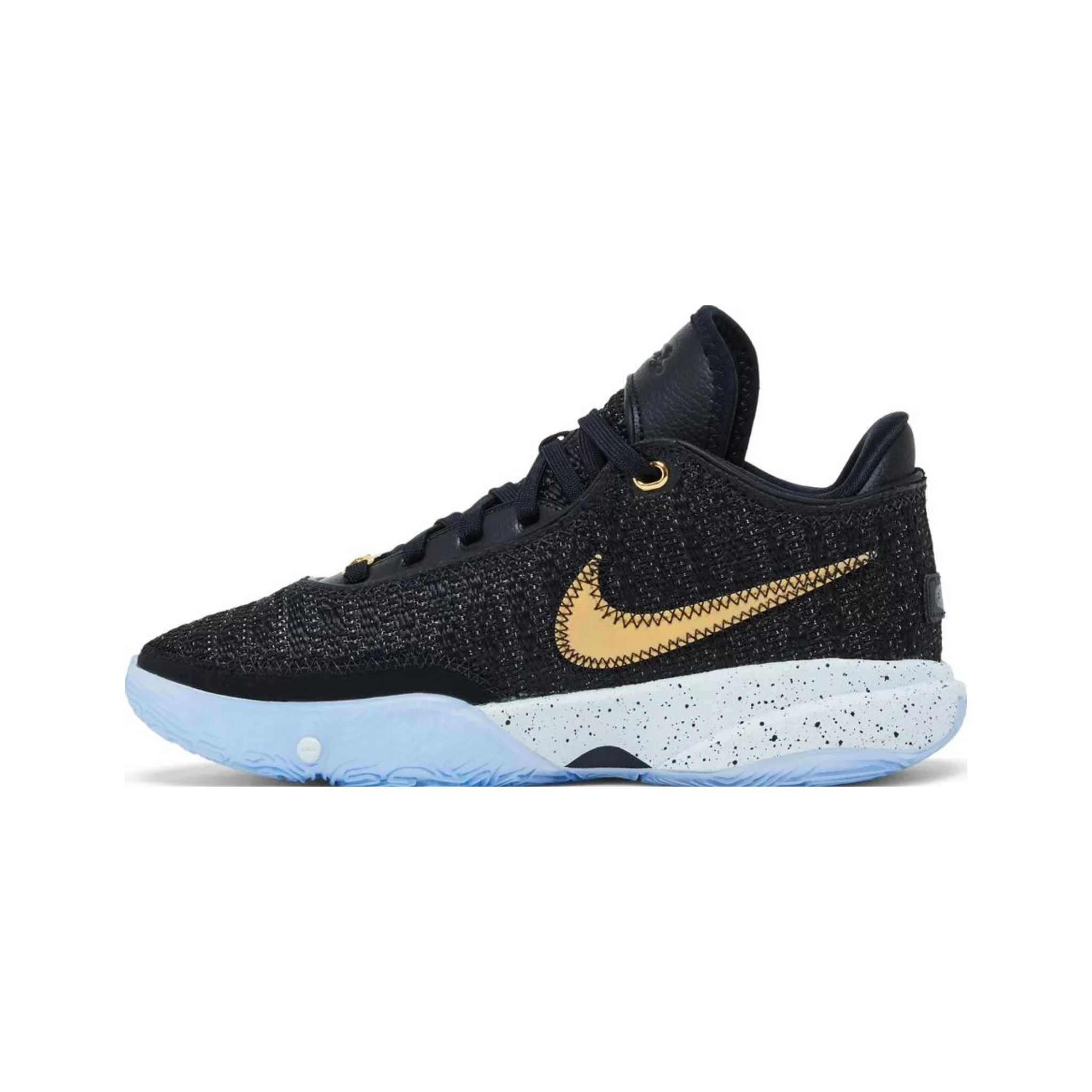 Nike LeBron 20 Black Metallic Gold (GS) - Image 2