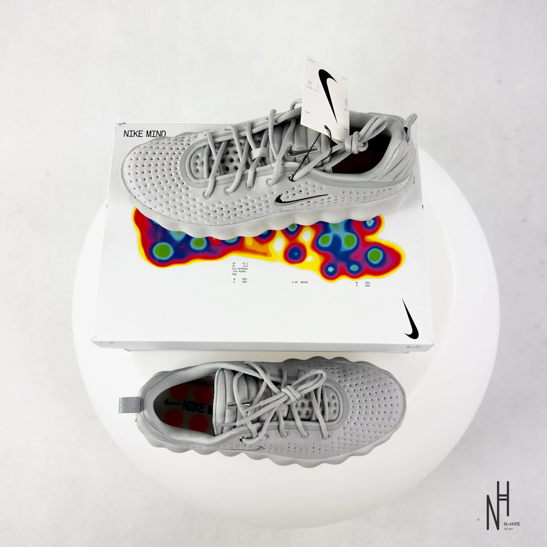 Nike Mind 002 Light Smoke Grey - Image 3
