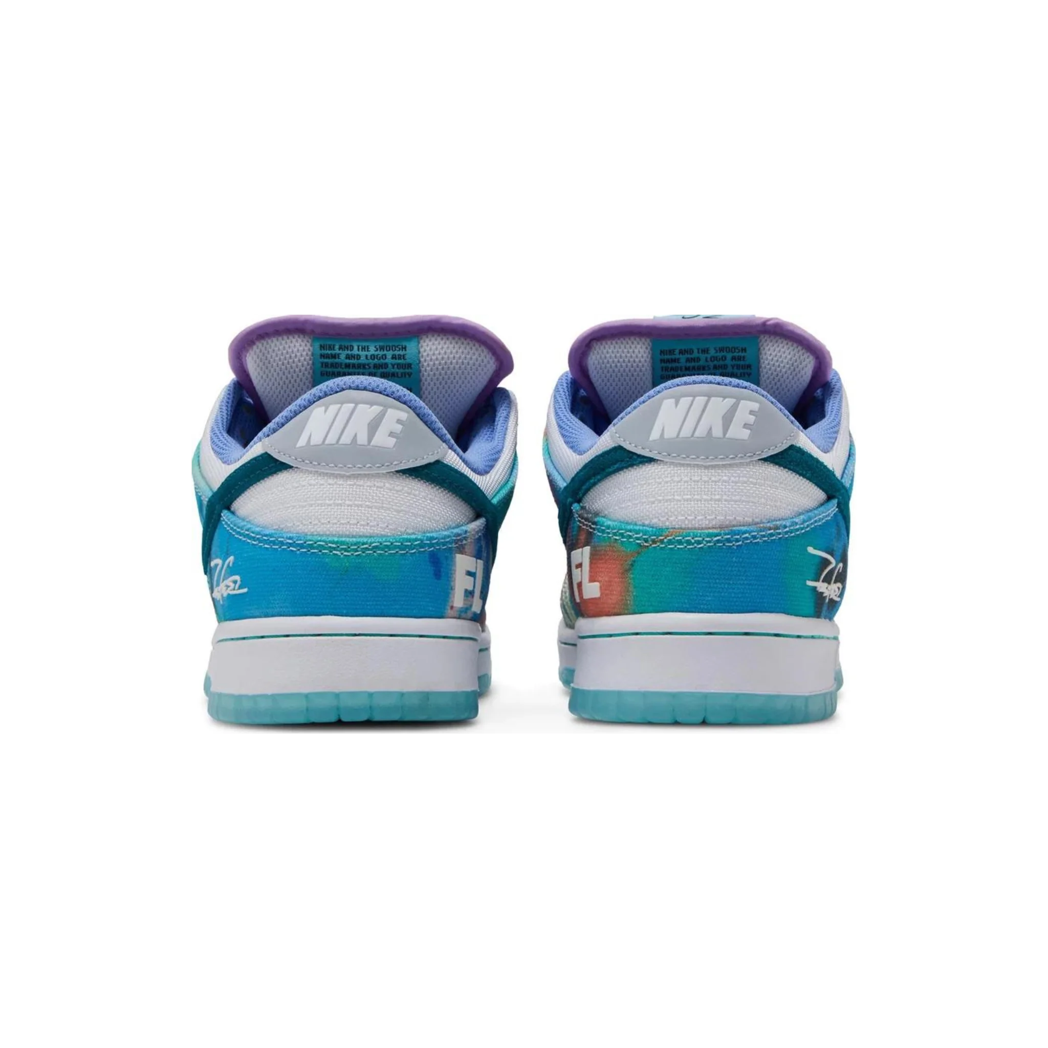 Nike SB Dunk Low Futura Laboratories Bleached Aqua - Image 3