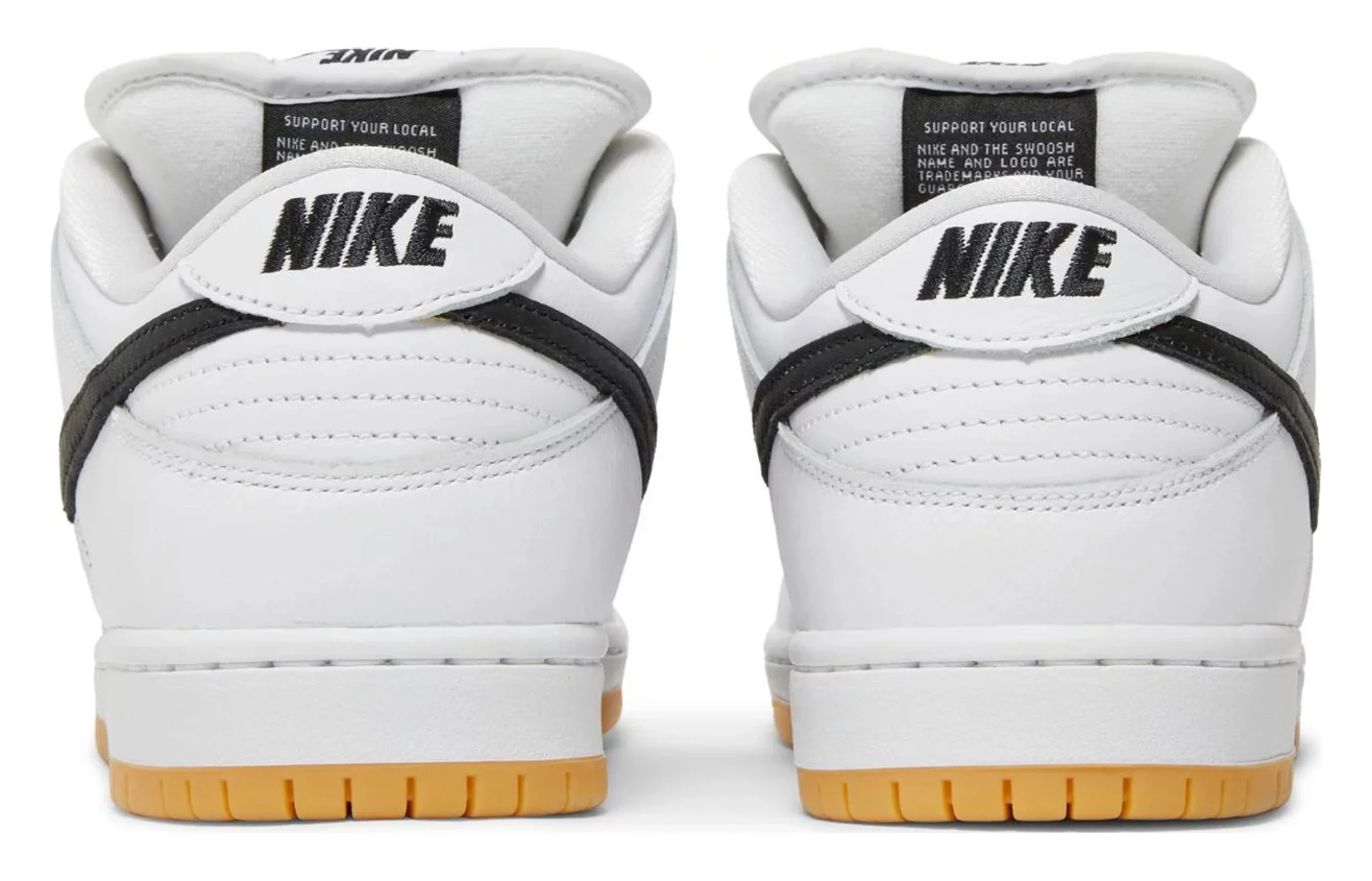 Nike SB Dunk Low Pro White Gum - Image 3