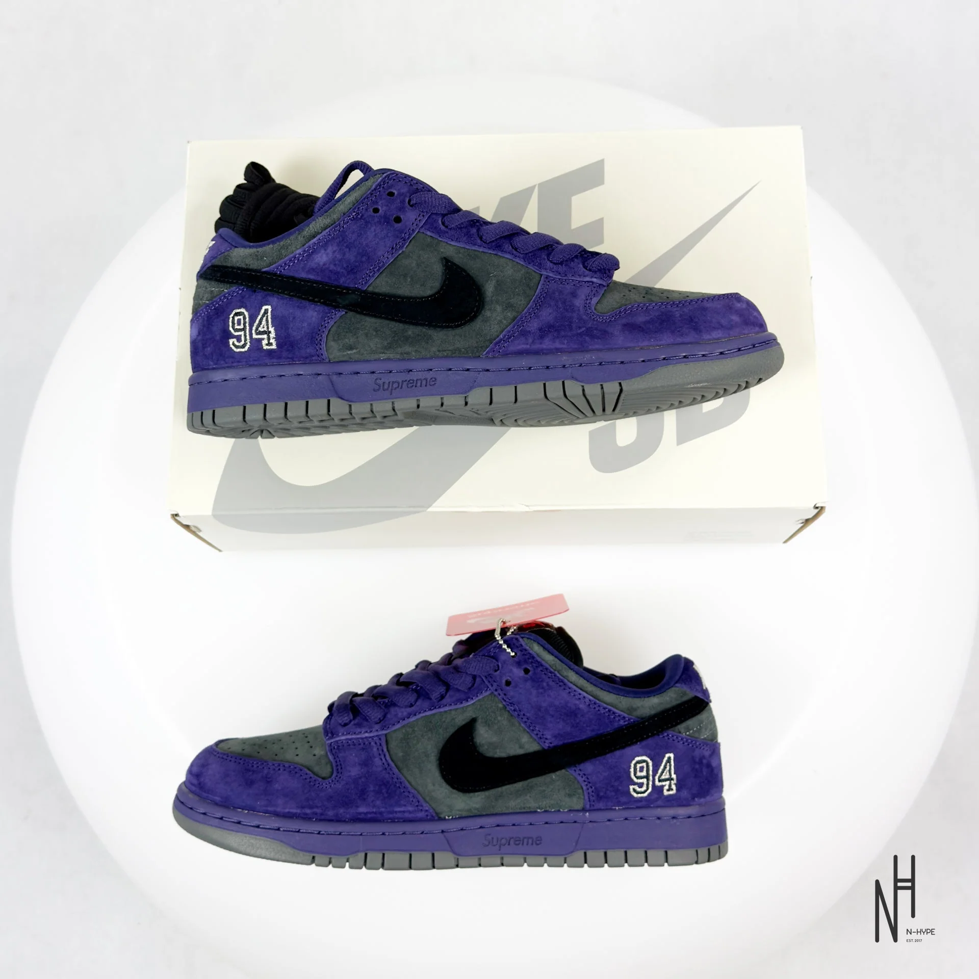 Nike SB Dunk Low Supreme 94 Ink - Image 8