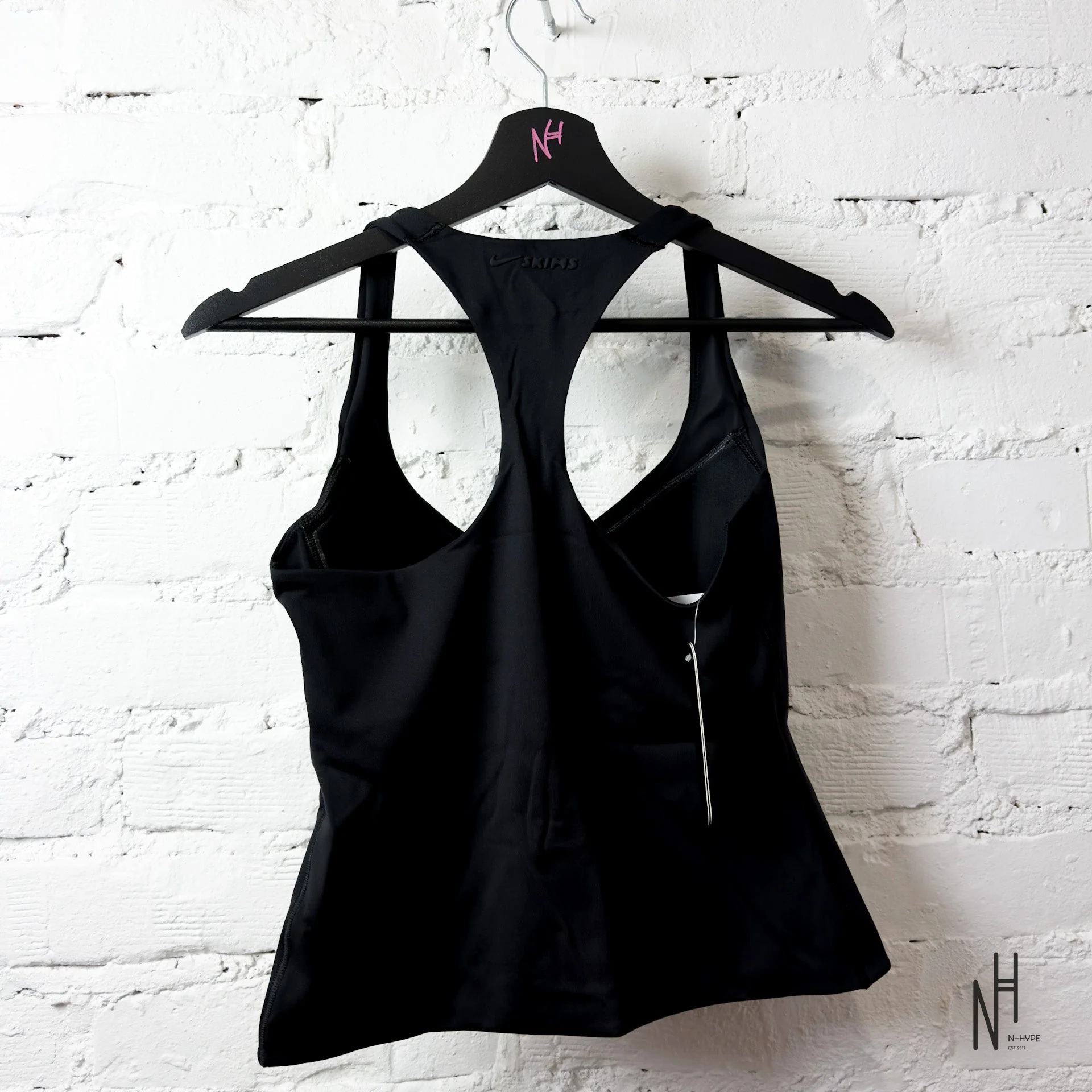 Nike Skims Matte Racer Back Tank Obsidian - Image 3