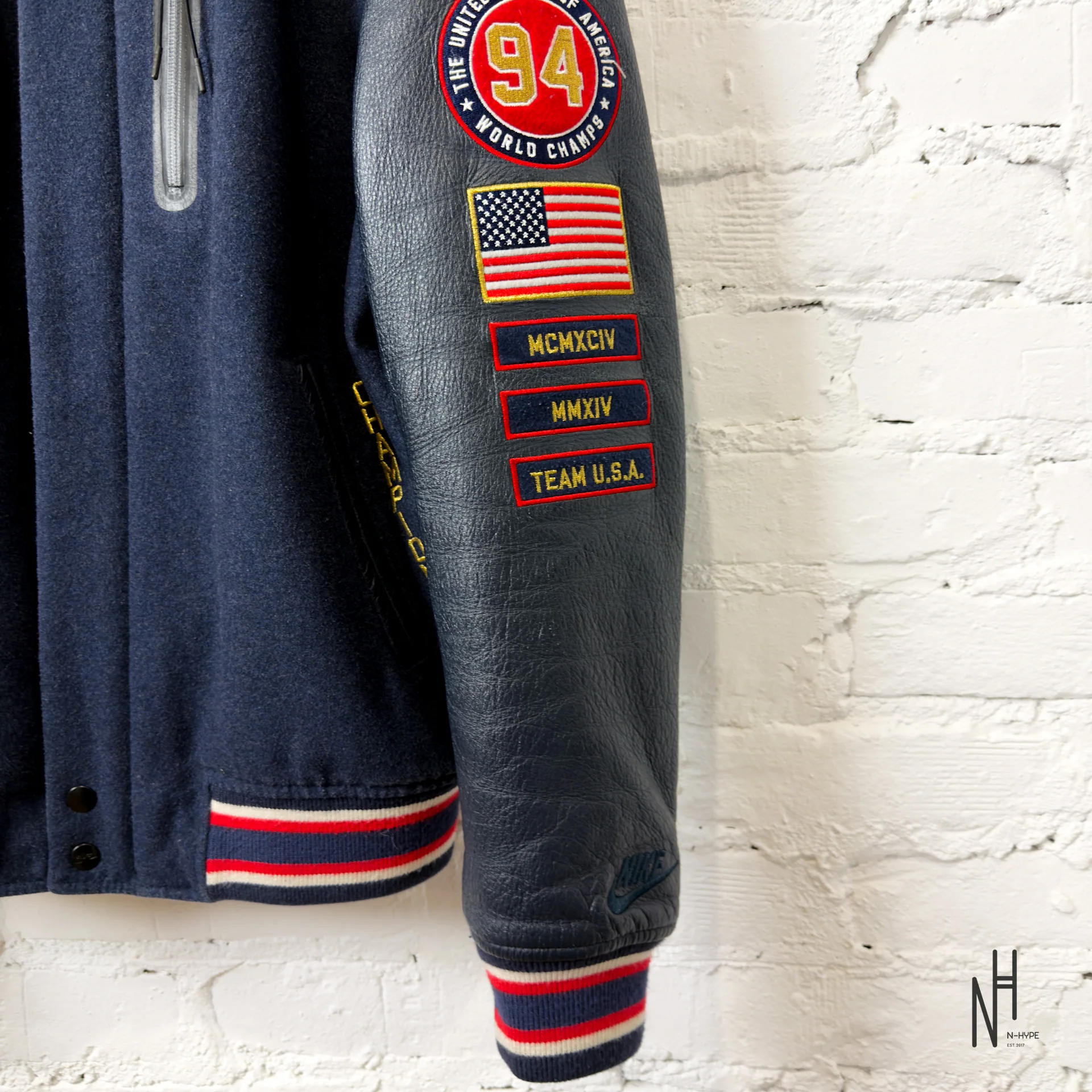Nike Team USA Basketball Varsity / Destroyer Jacket 1994 (MCMXCIV) - Image 4