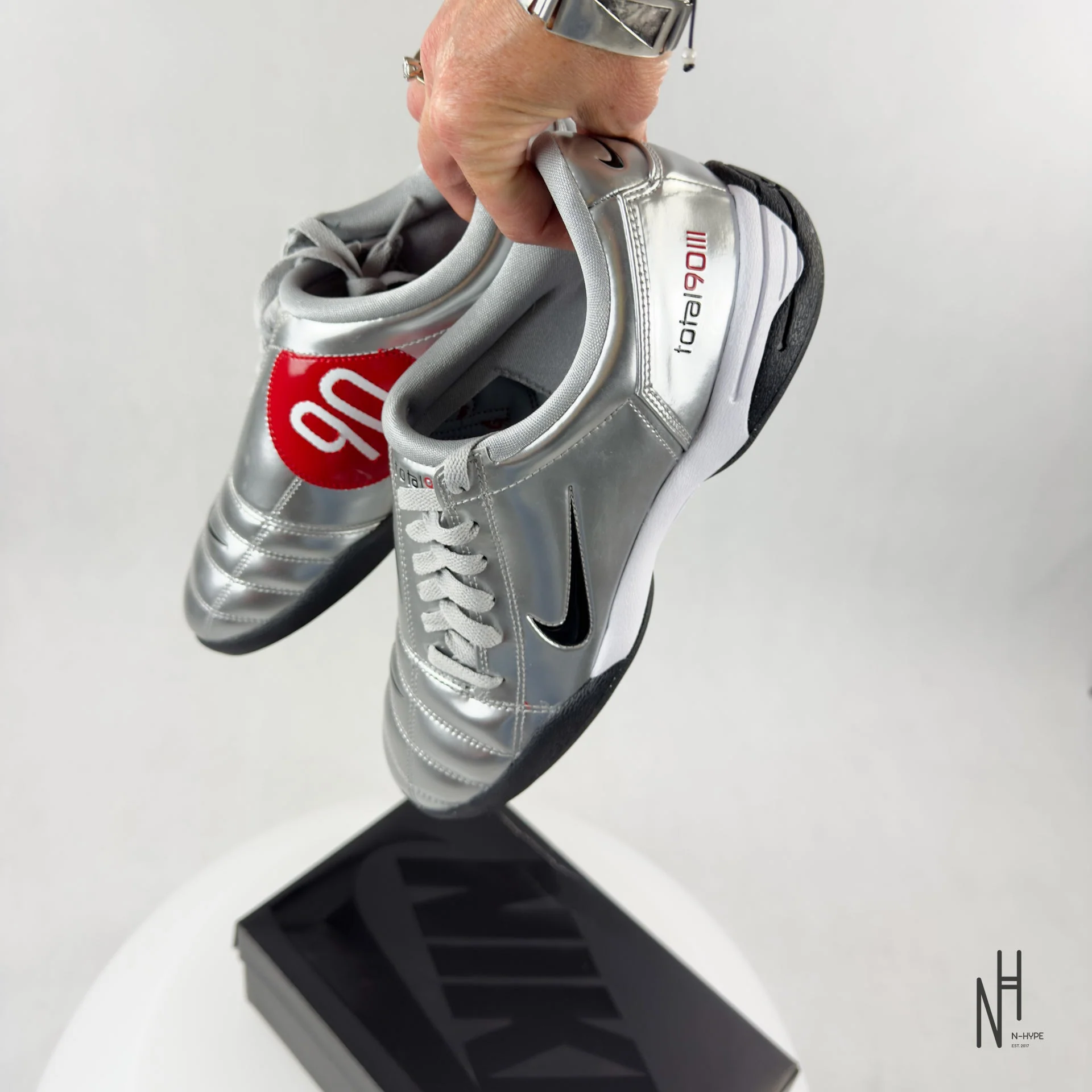 Nike Total 90 3 SP Metallic Silver Black - Image 10