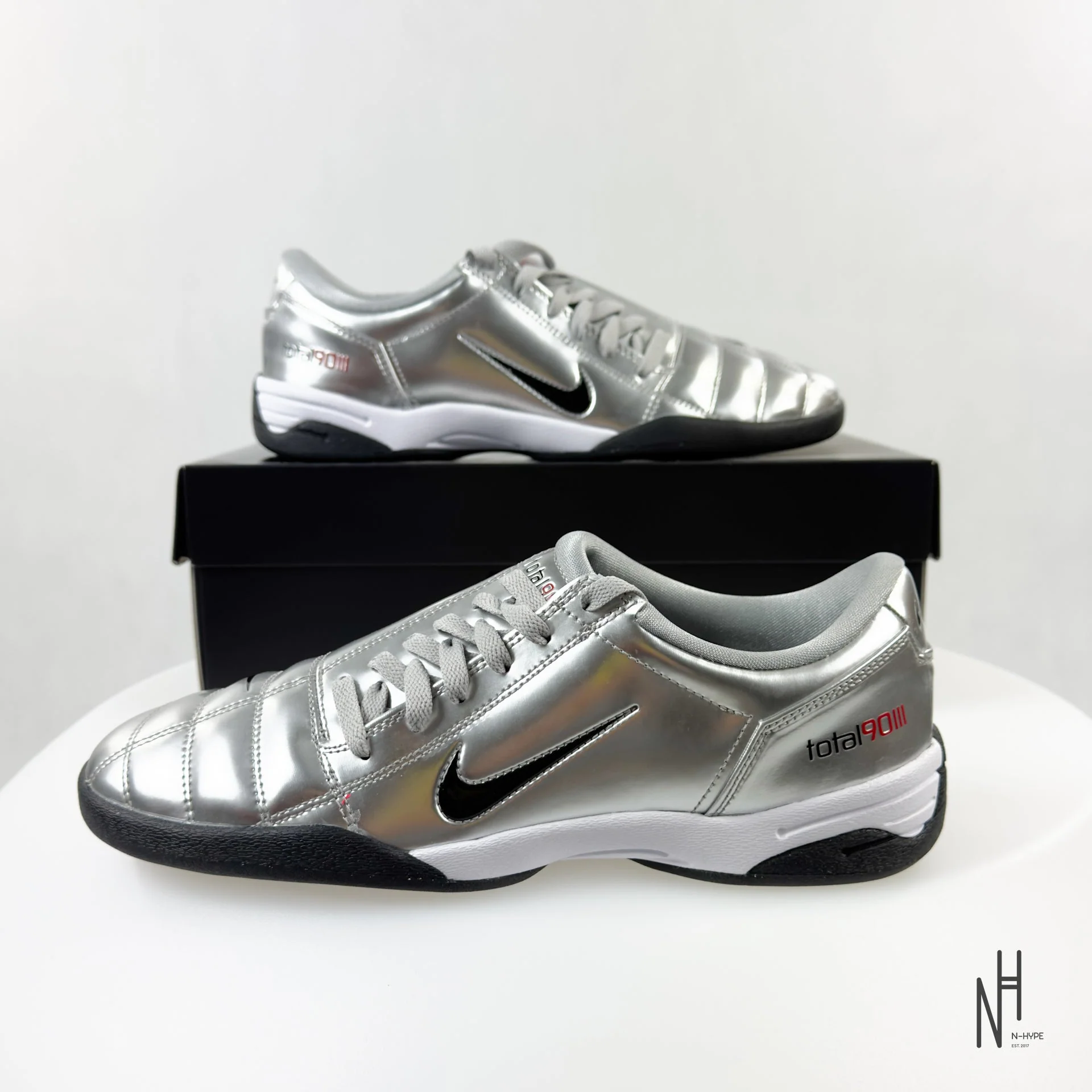Nike Total 90 3 SP Metallic Silver Black - Image 4