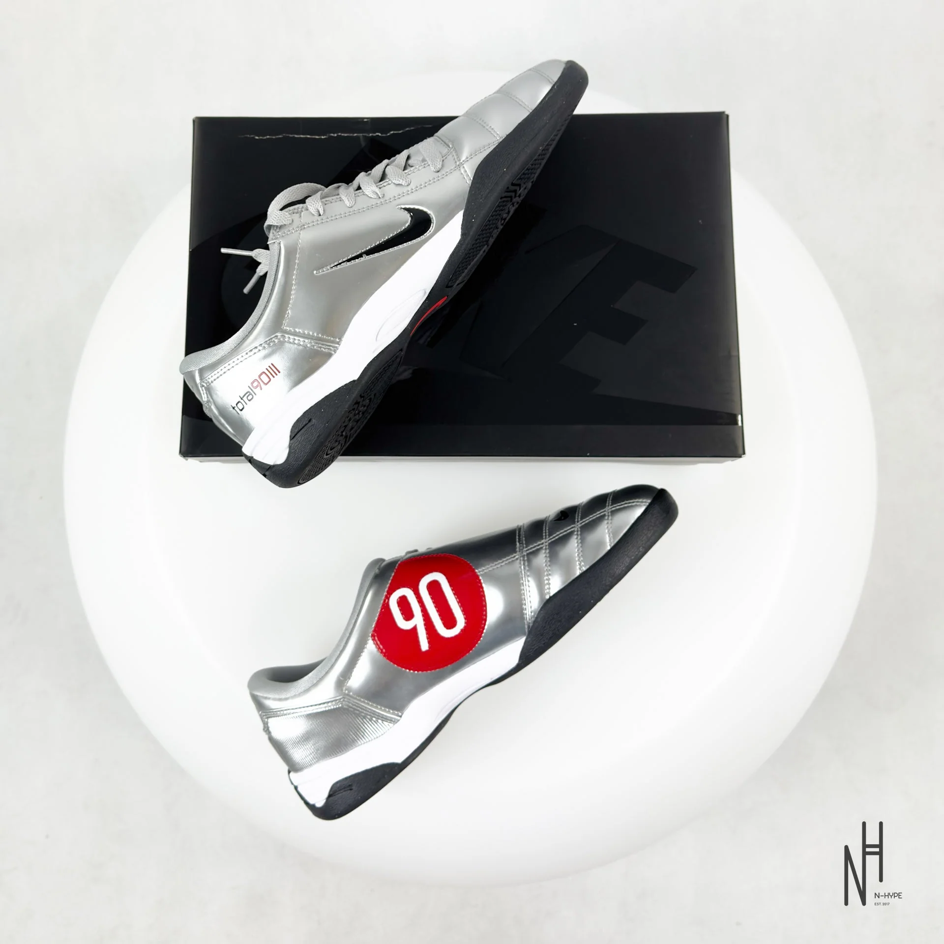 Nike Total 90 3 SP Metallic Silver Black - Image 5