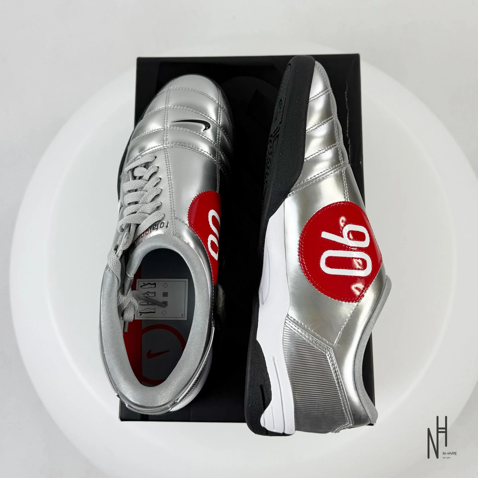 Nike Total 90 3 SP Metallic Silver Black - Image 9