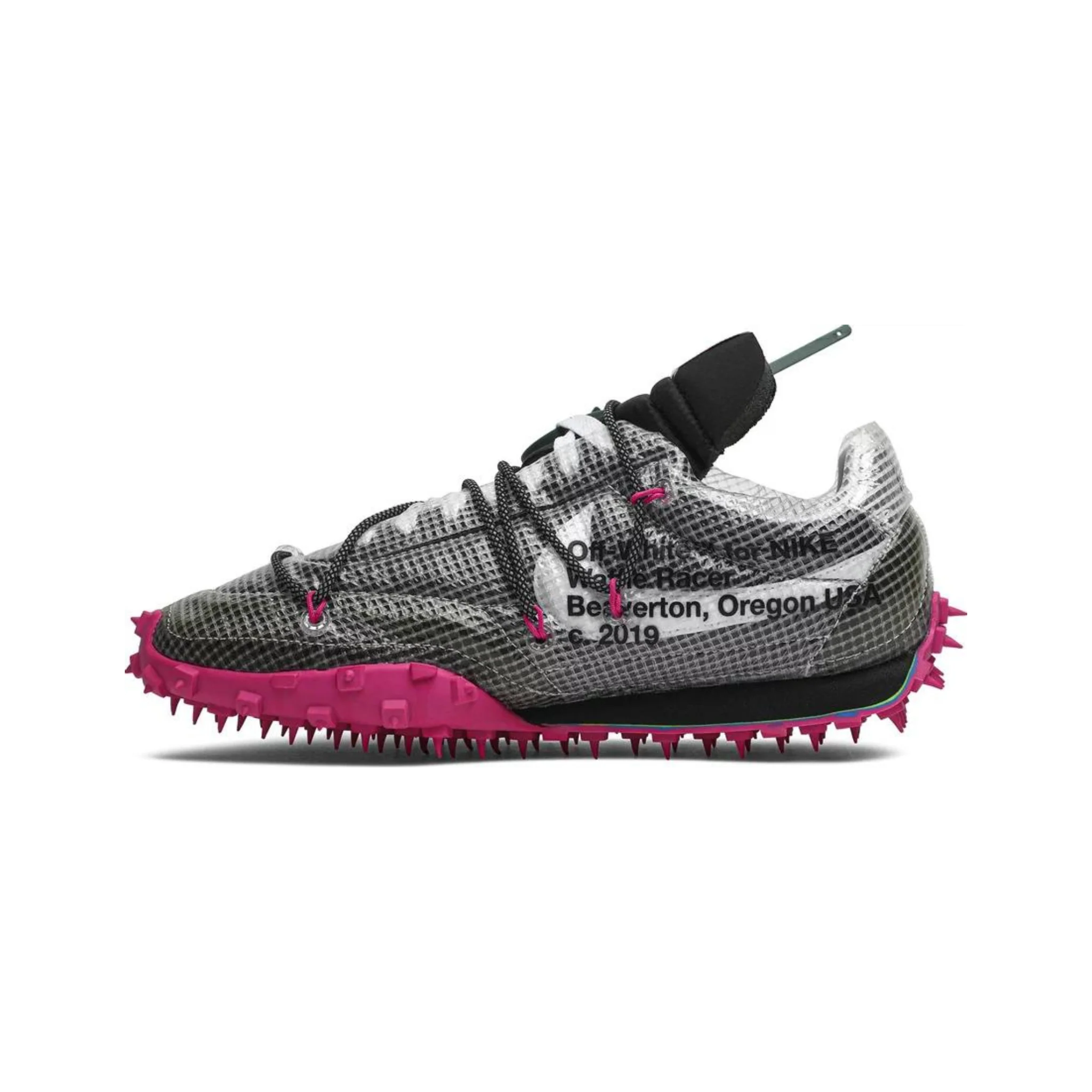 Nike Waffle Racer Off-White Black (Women's) - Image 2