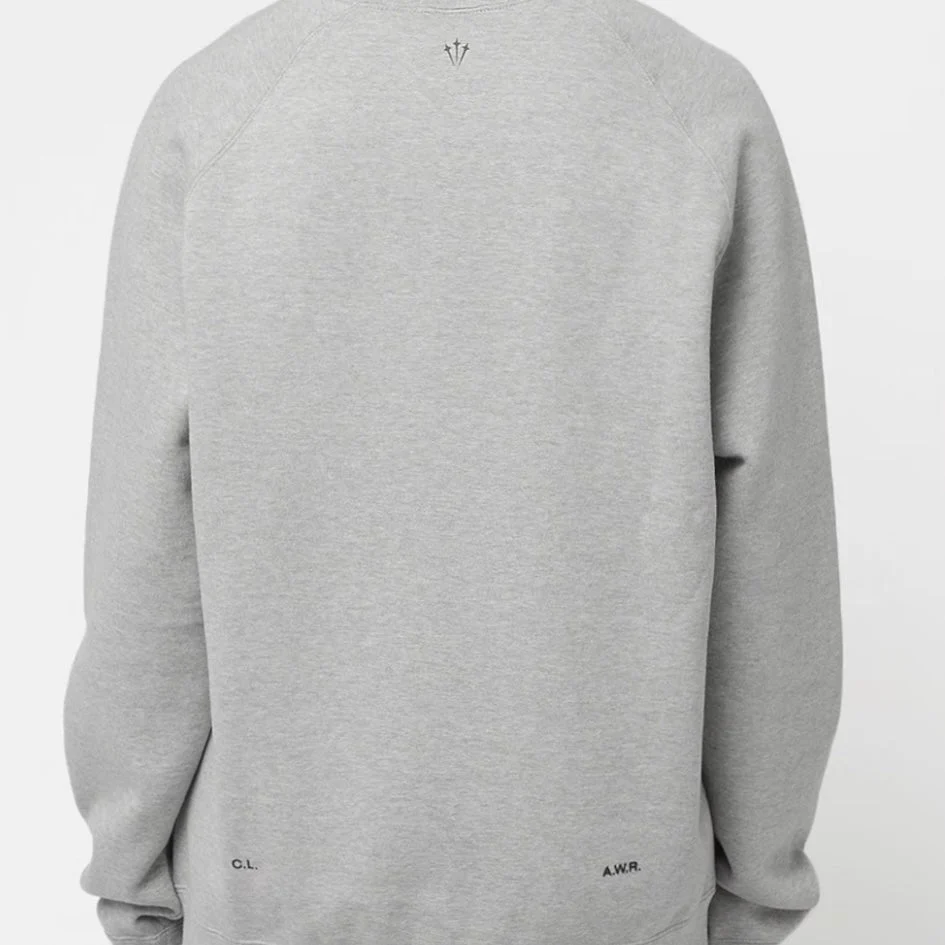 Nike x NOCTA Fleece CS CREW / Grey - Image 4