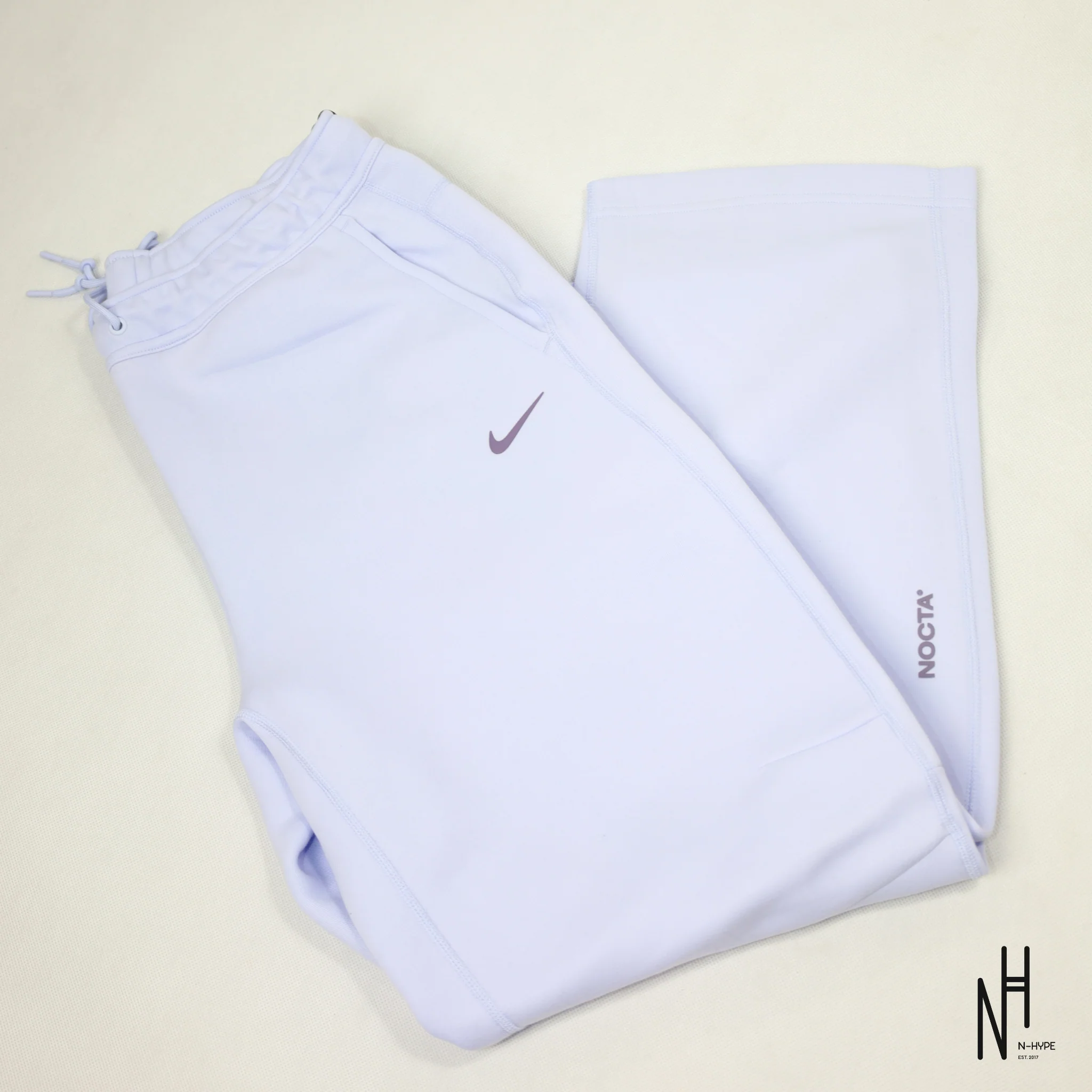 Nike x NOCTA NRG Tech Fleece Open Hem Pants Palest Purple/Daybreak - Image 2