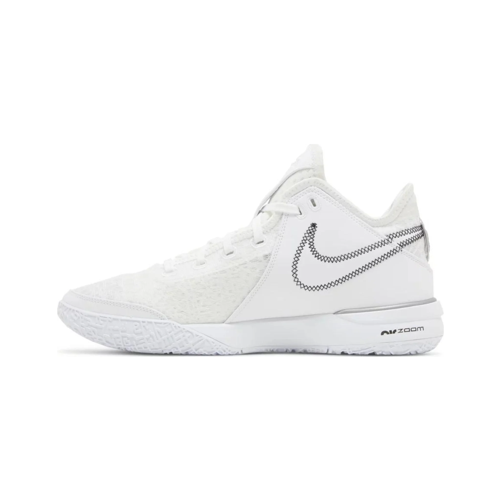 Nike Zoom LeBron NXXT Gen White Metallic Silver - Image 2