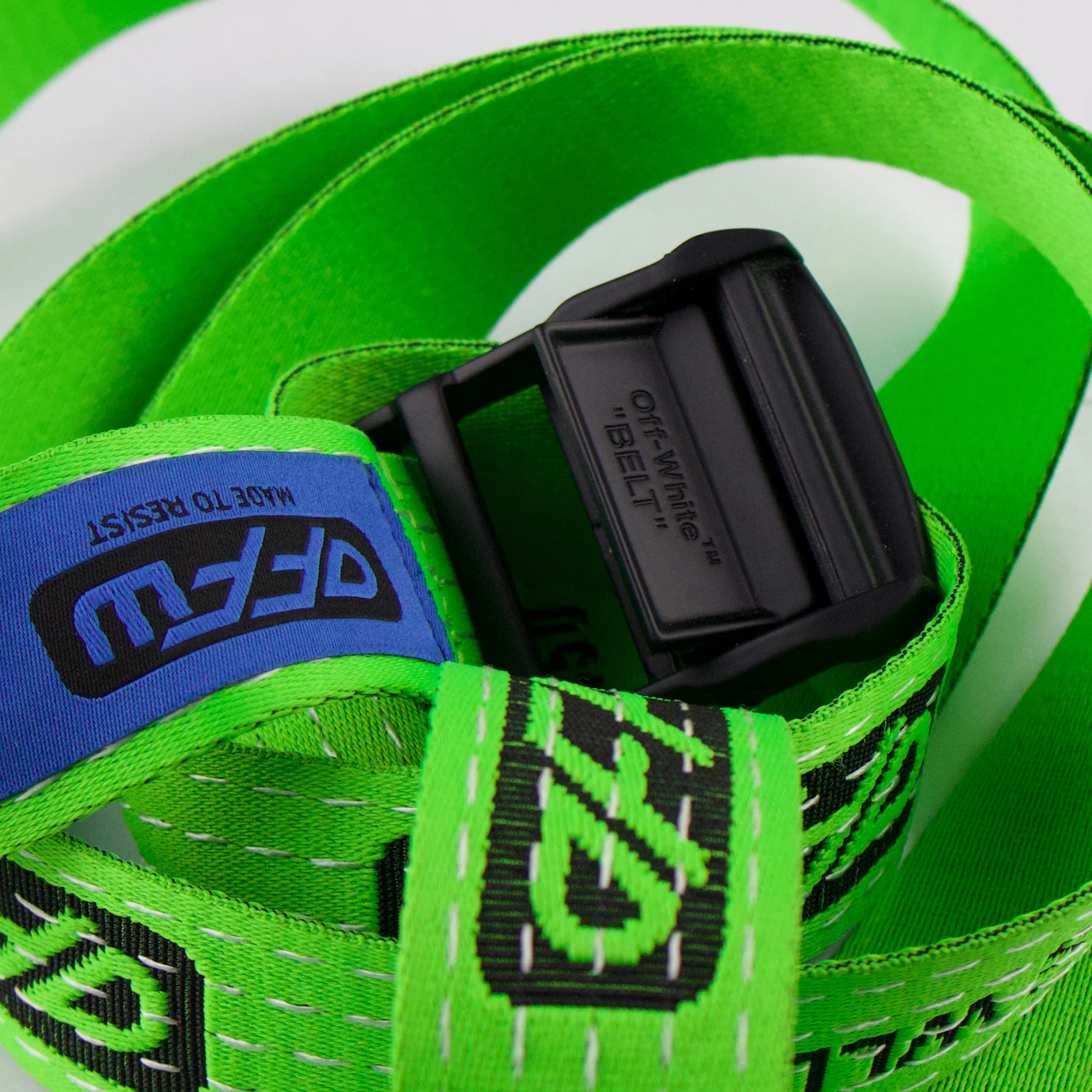 Off-White Green New Industrial Belt - Image 5