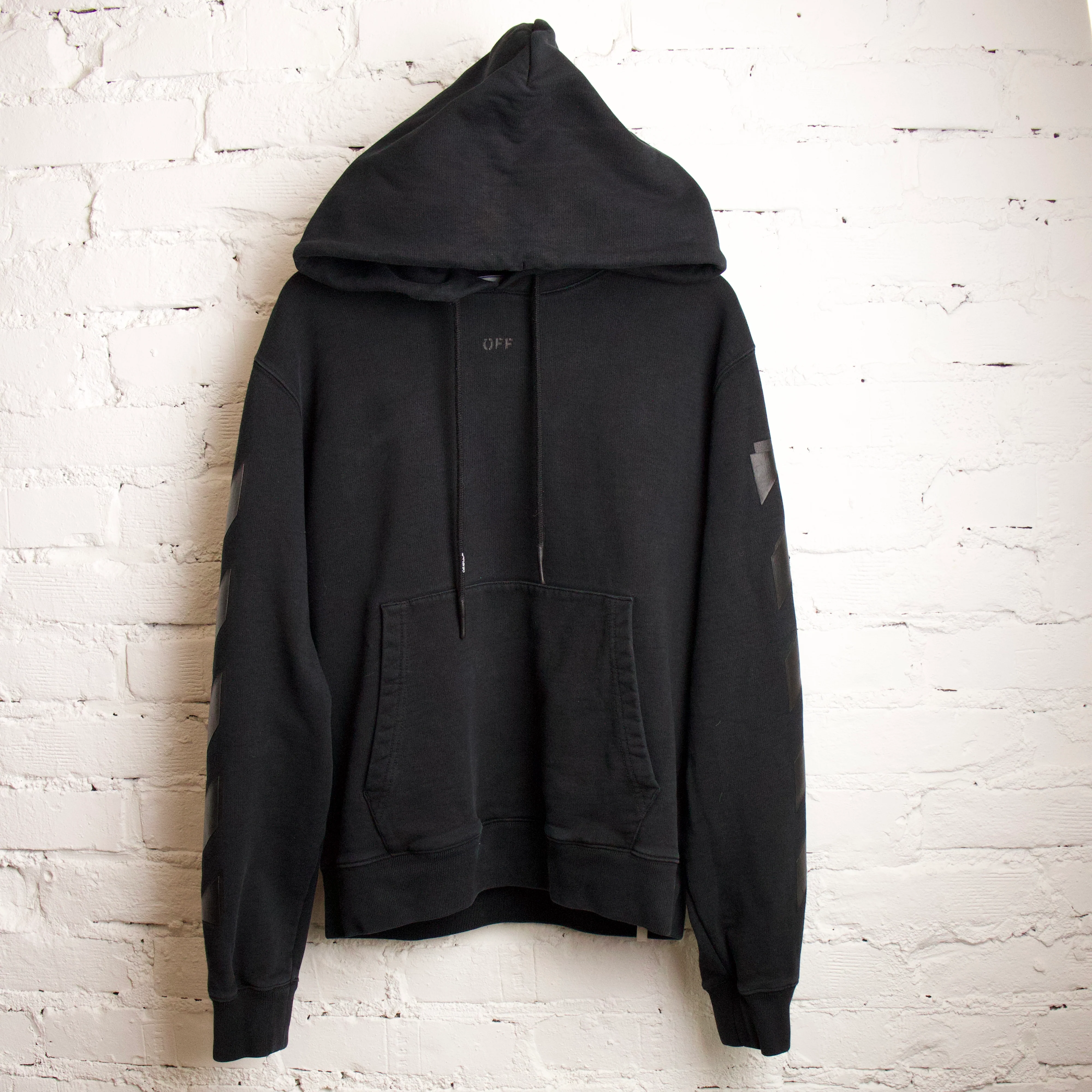 OFF-WHITE Rubber Arrows Cotton Hoodie - Image 3