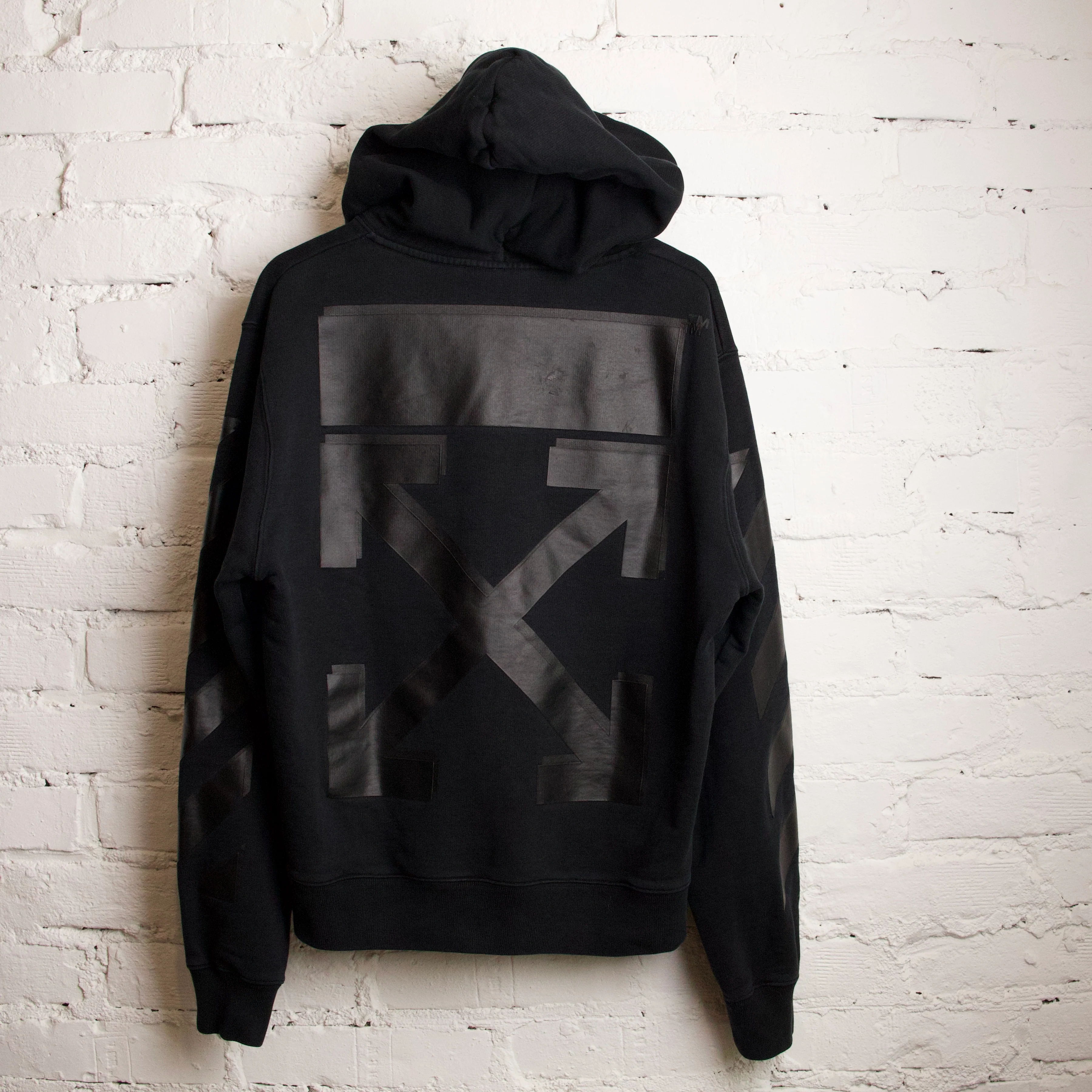 OFF-WHITE Rubber Arrows Cotton Hoodie - Image 7