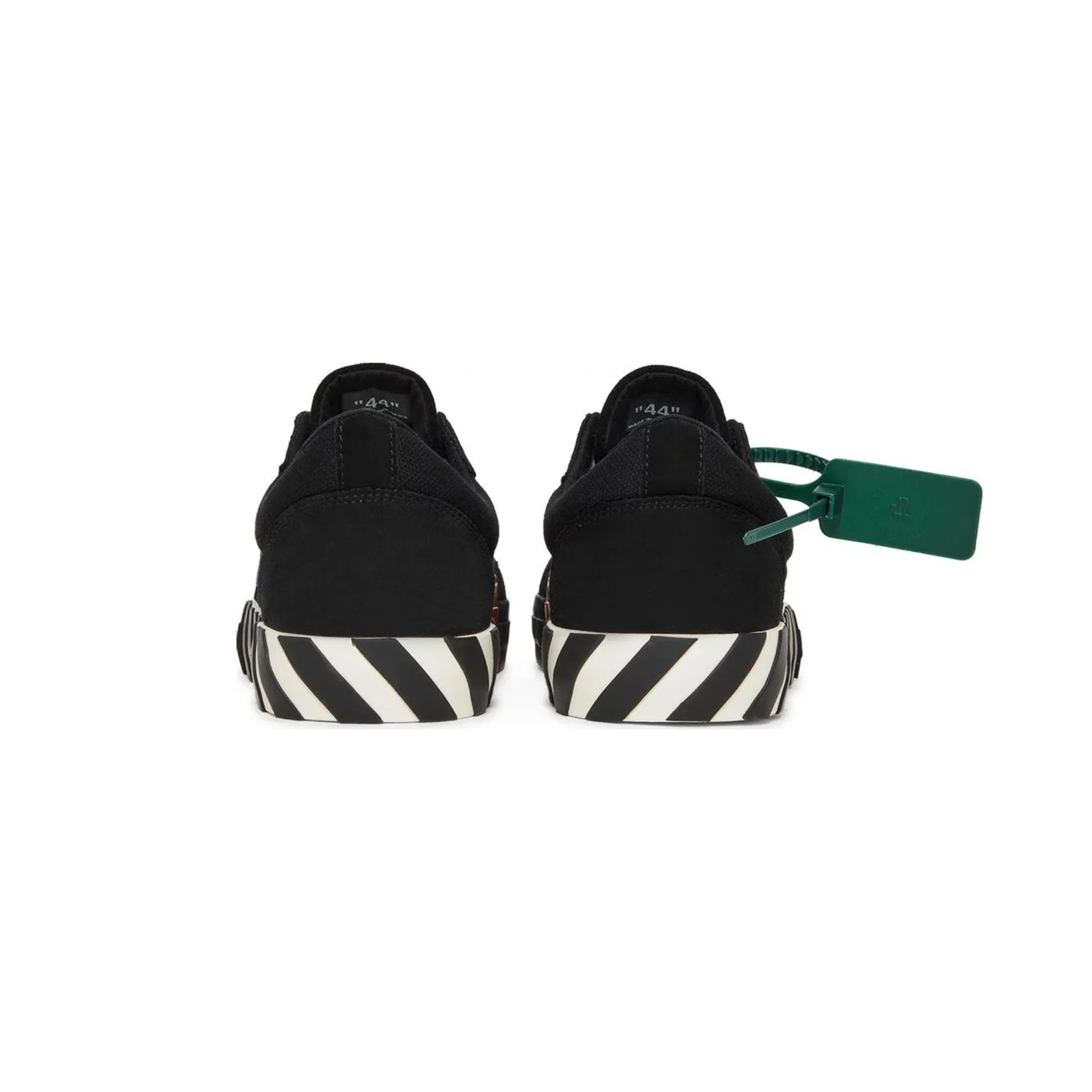 OFF-WHITE Vulc Low Canvas White Black Dark Blue (SS22) - Image 3