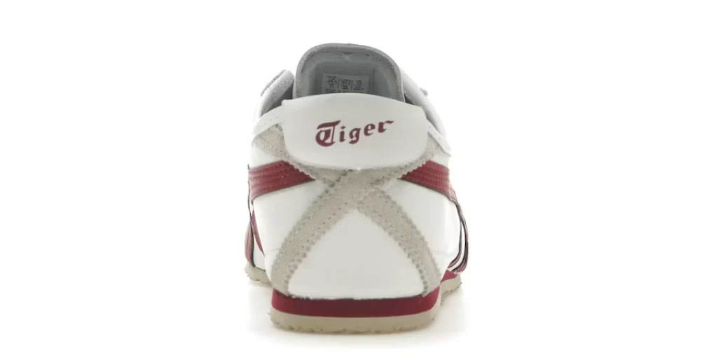 Onitsuka Tiger Mexico 66 White Burgundy - Image 3