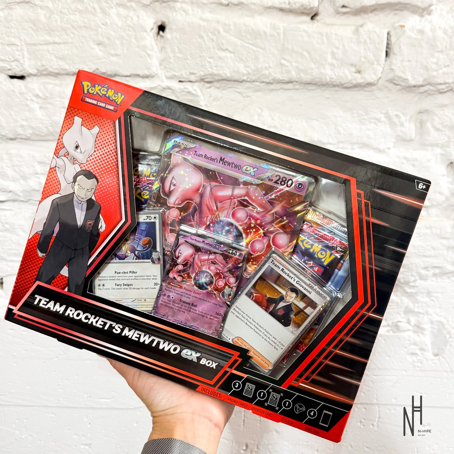 Pokemon TCG: Team Rocket's Mewtwo ex Box - Image 3
