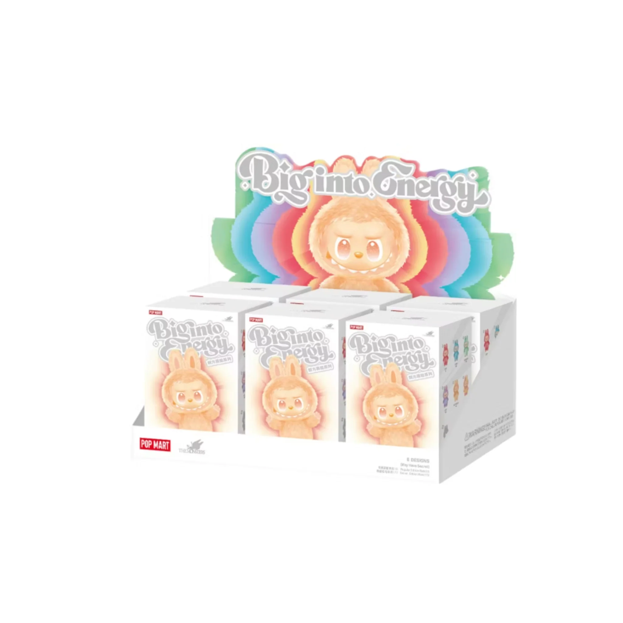 Pop Mart Labubu The Monsters Big into Energy Series Vinyl Plush Pendant Sealed Case - Image 2