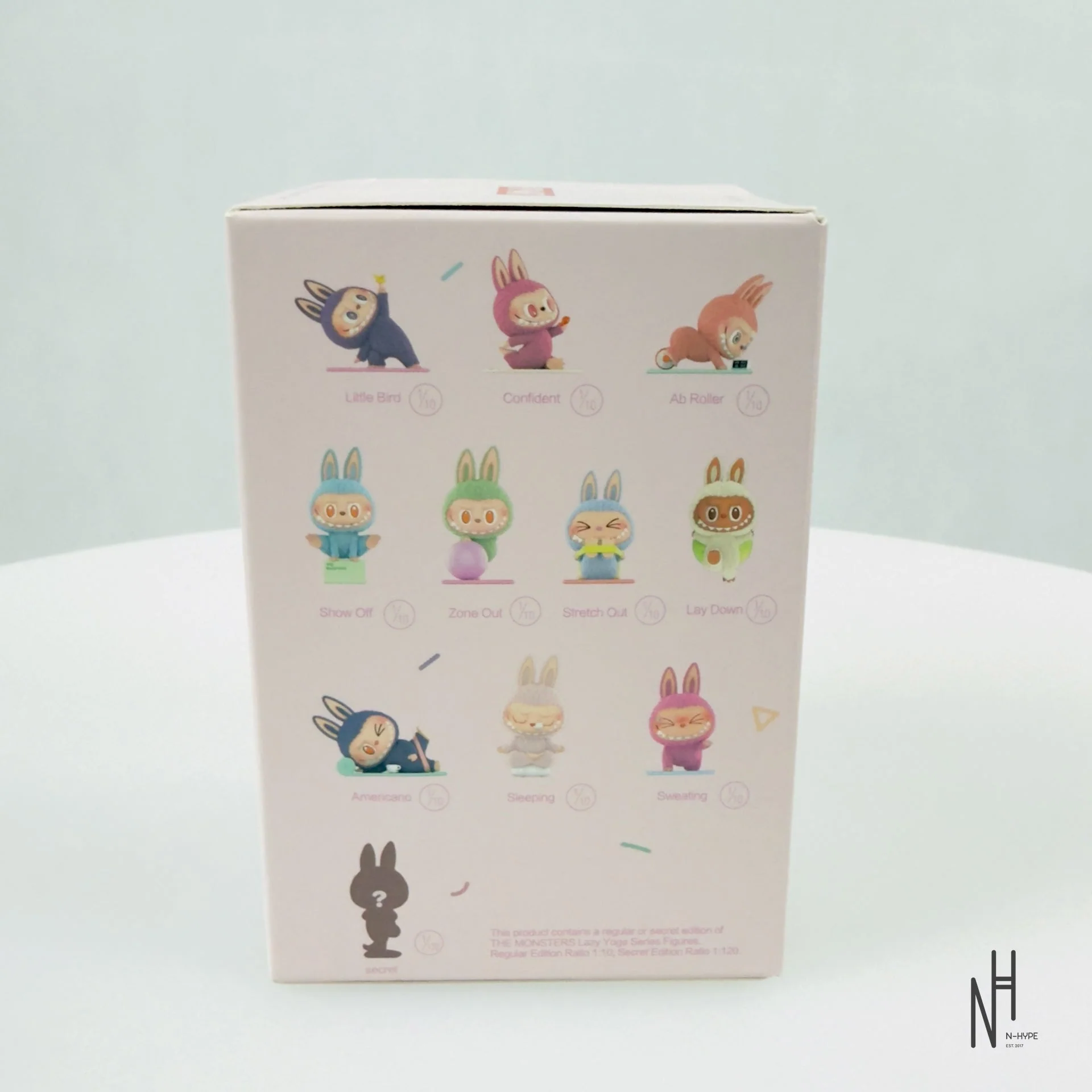 Pop Mart Labubu The Monsters Lazy Yoga Series Figures Sealed Case - Image 4