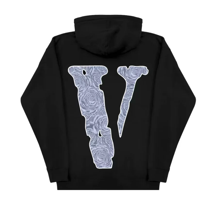 Pop Smoke x Vlone The Woo Hoodie Black - Image 2