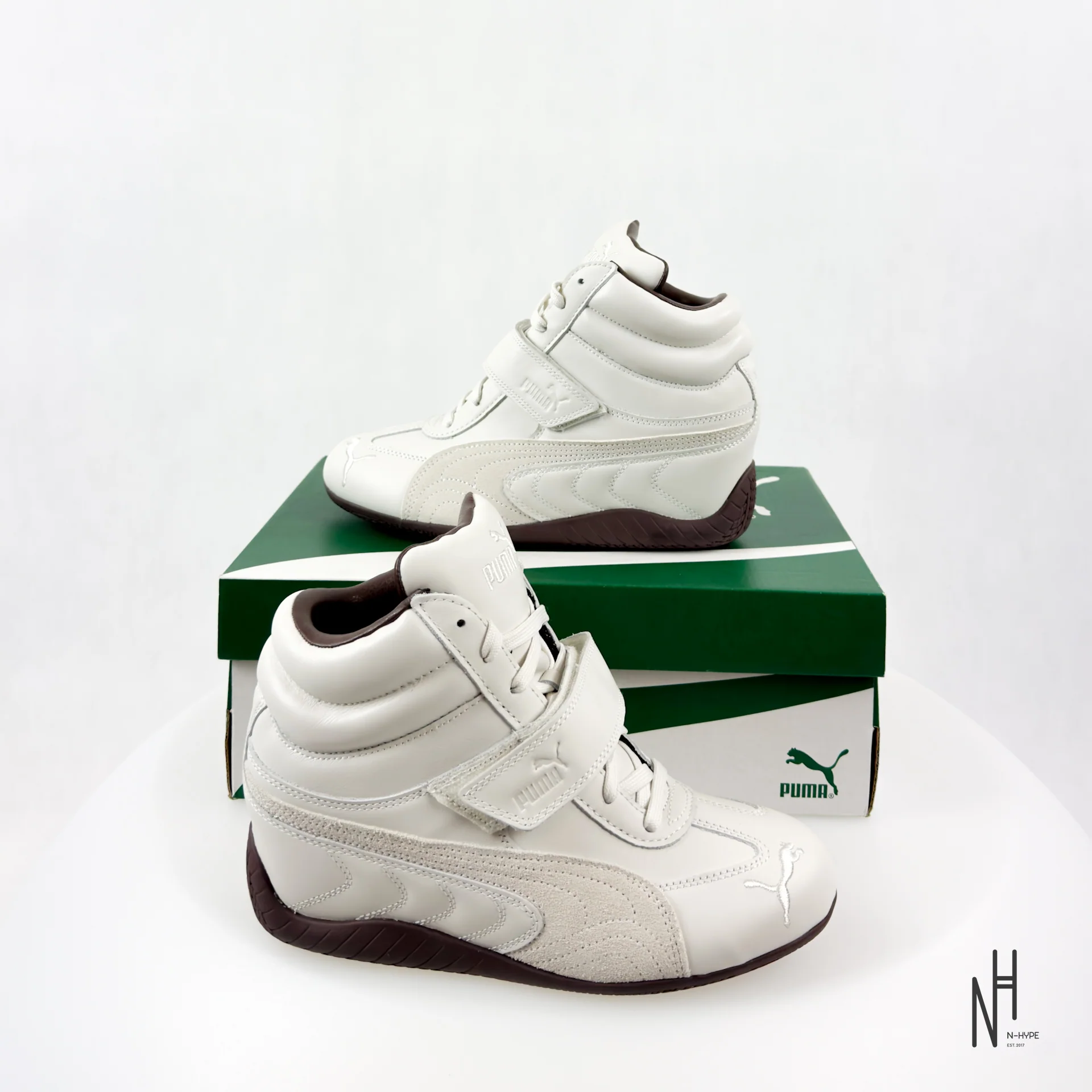 Puma Speedcat Wedge White Brown (Women's) - Image 2