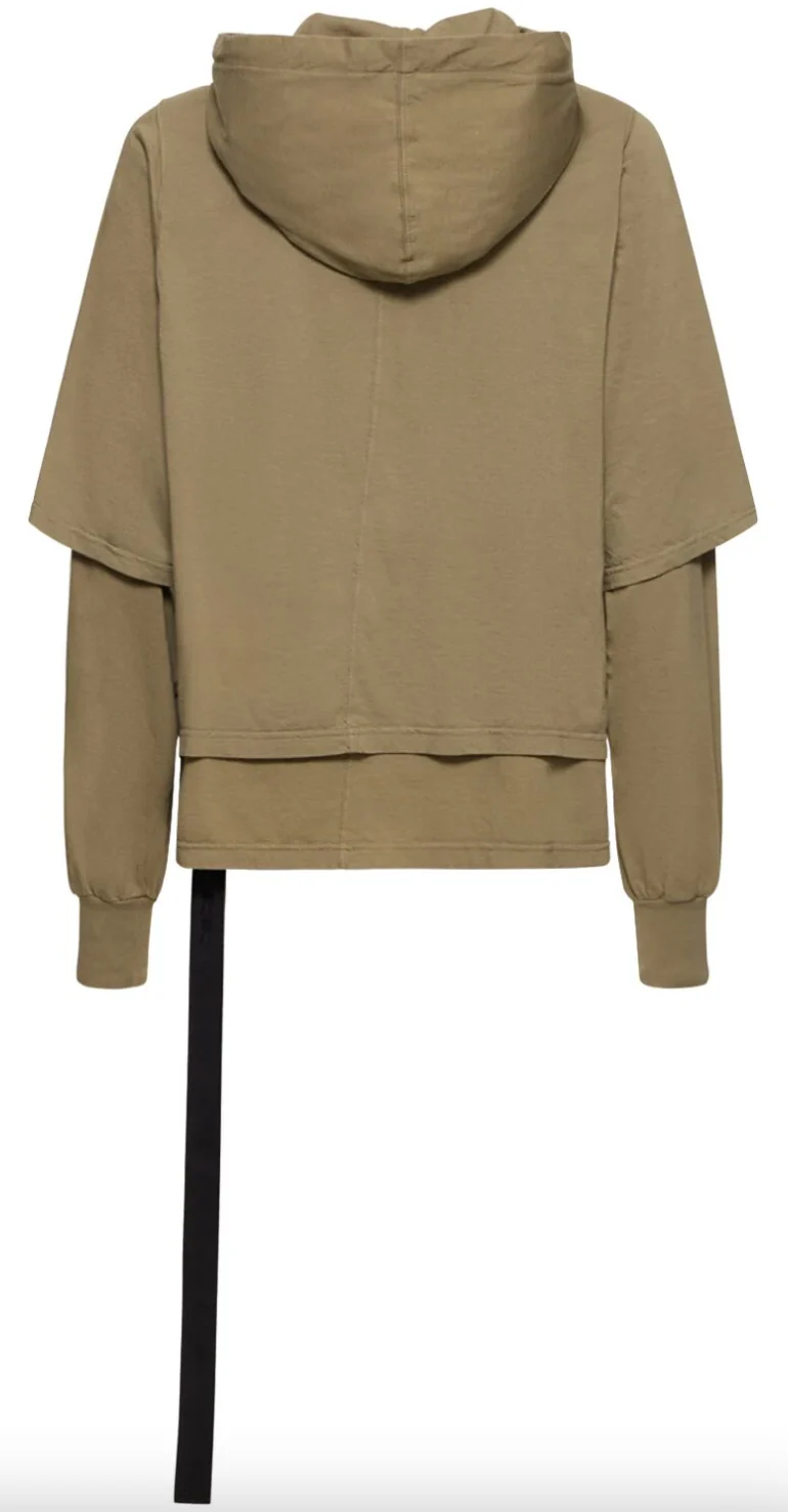 Rick Owens DRKSHDW Hustler Long Sleeve T-shirt Hoodie - Image 2