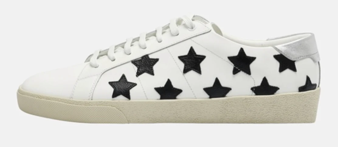 Saint Laurent Star Black White - Image 2