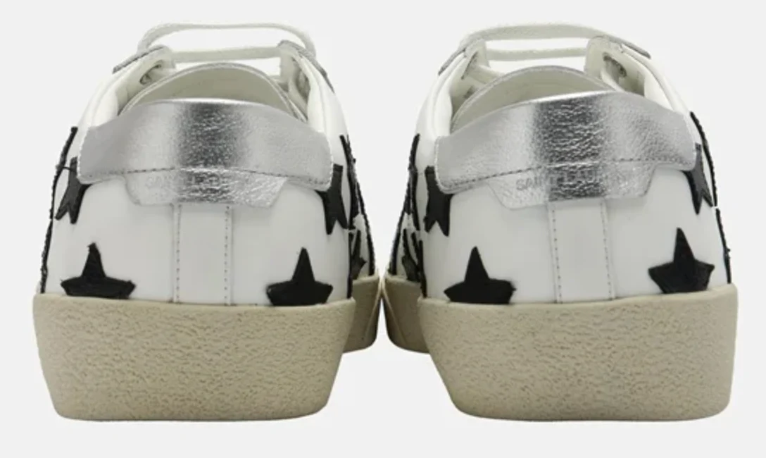 Saint Laurent Star Black White - Image 3