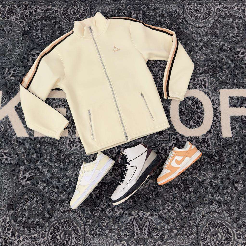 STEAL! Jordan x A Ma Maniere Track Jacket Coconut Milk - Image 3