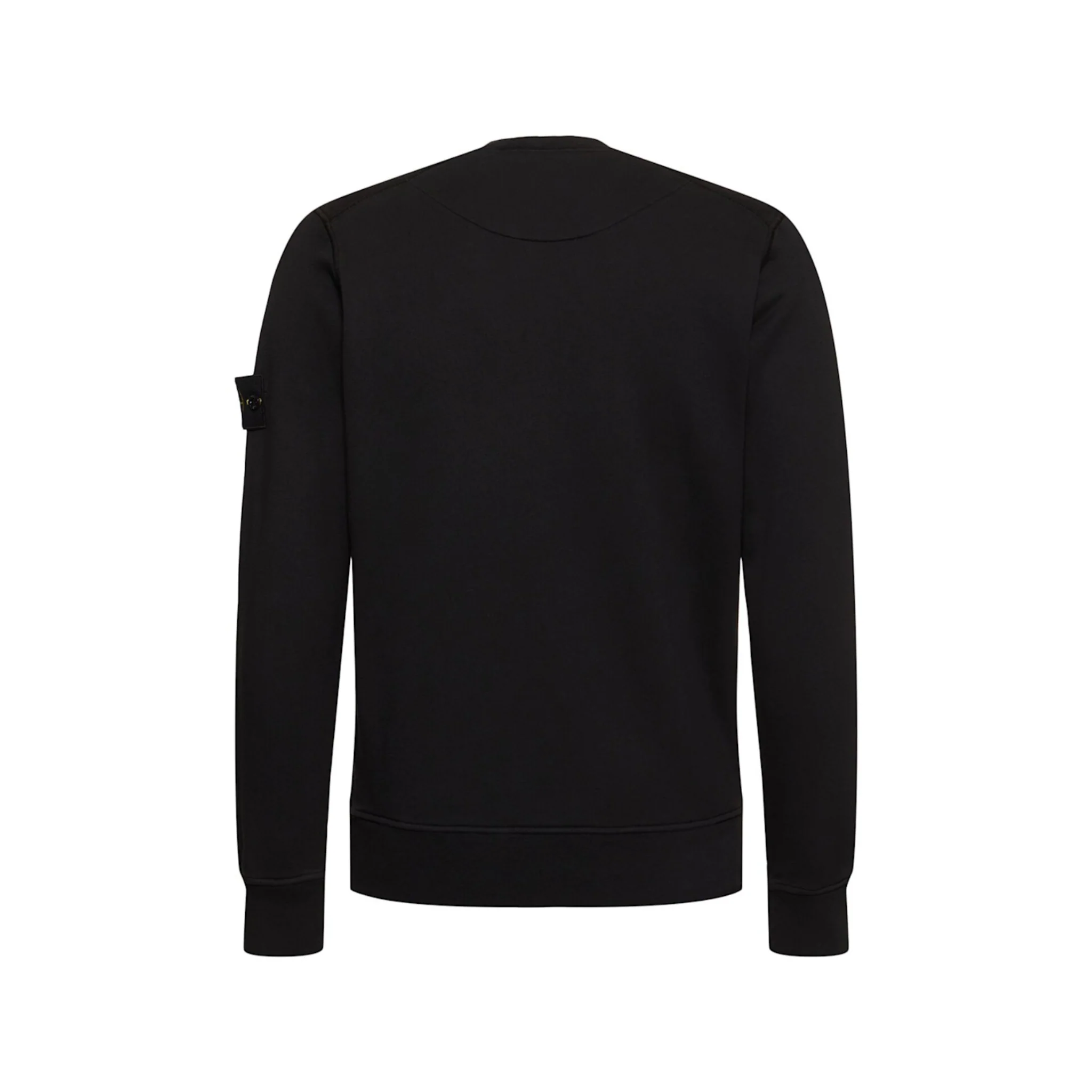 Stone Island Crewneck Cotton Sweatshirt Black - Image 2