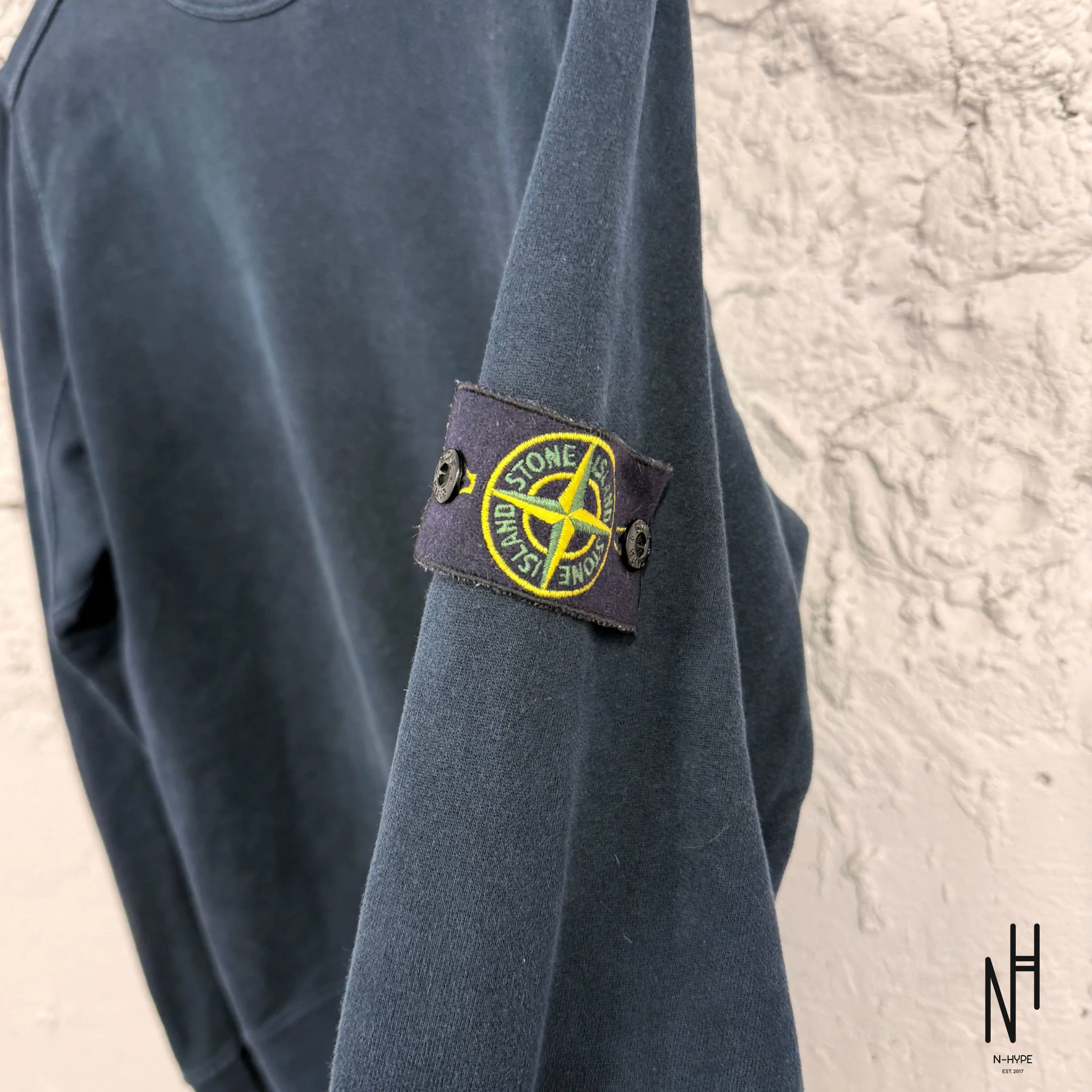 Stone Island Crewneck Navy (2018) - Image 2