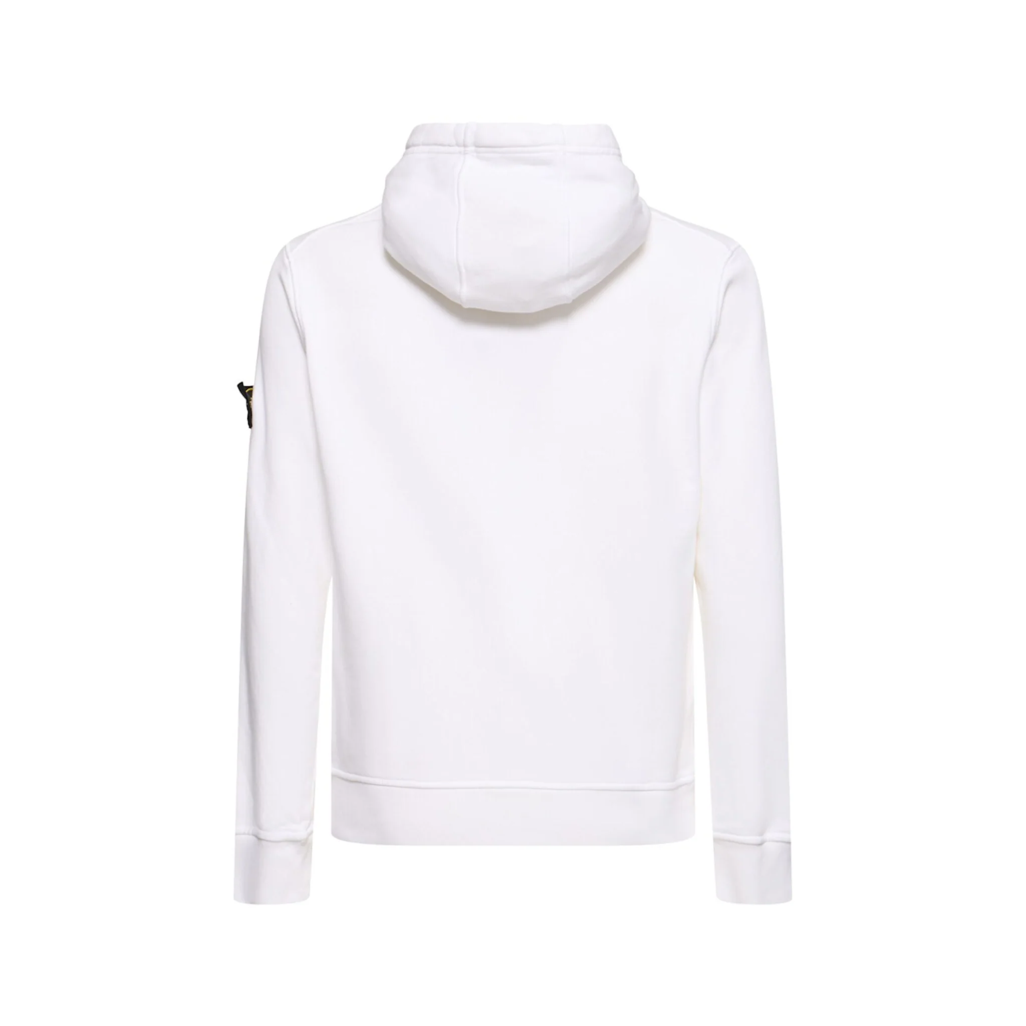 Stone Island Hooded Cotton Sweatshirt White - Image 2
