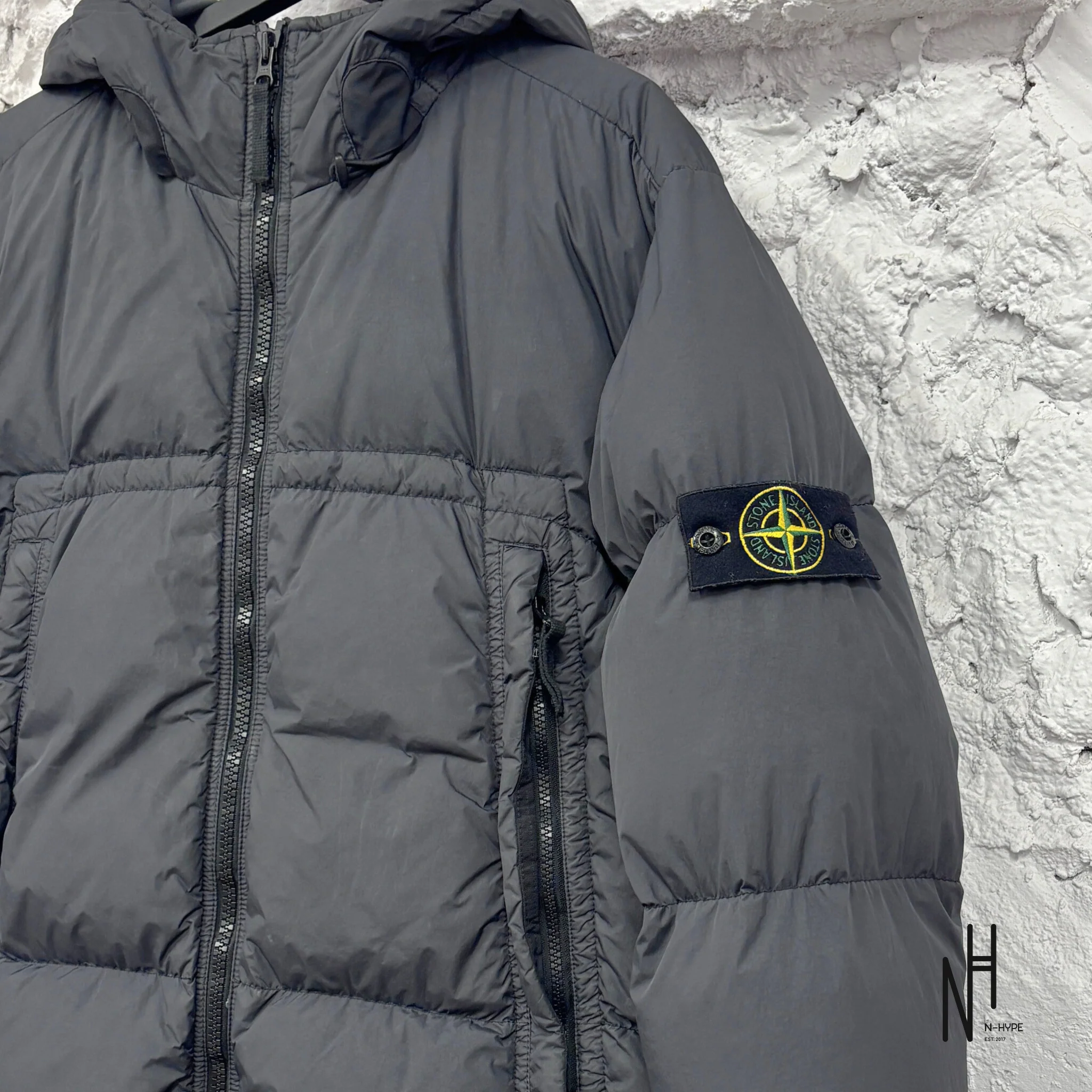 Stone Island Puffer Jacket Grey - Image 2