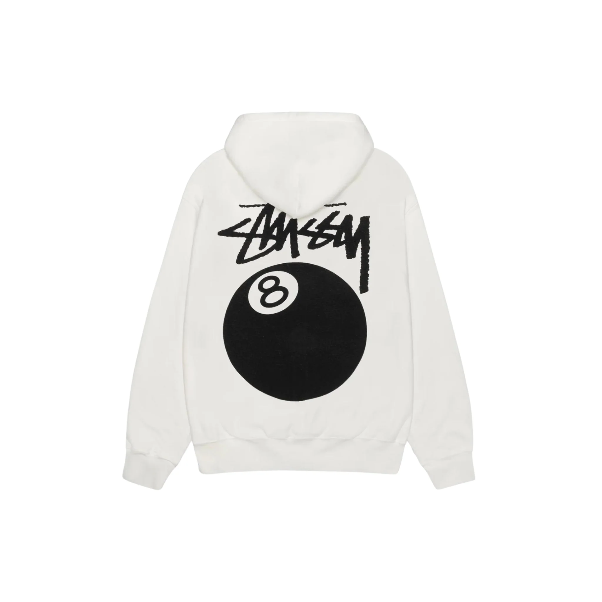 Stussy 8 Ball Zip Hoodie Pig. Dyed Natural - Image 2