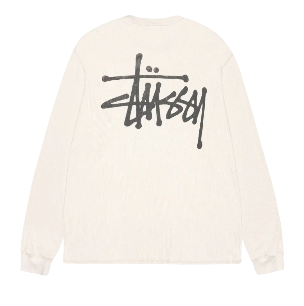STÜSSY BASIC STOCK LS THERMAL Bone - Image 2