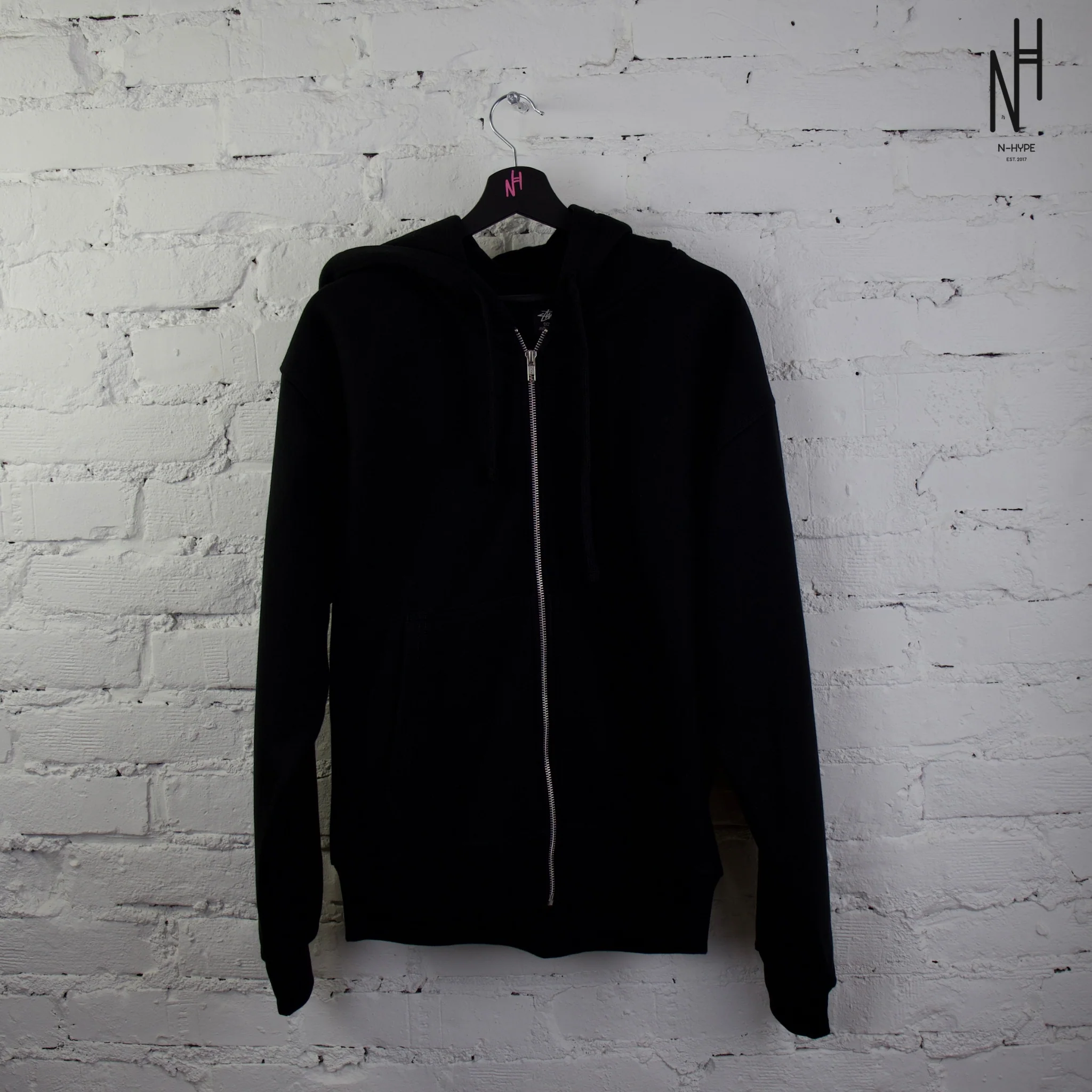 Stussy Beach Roots Zip Hoodie Black - Image 3