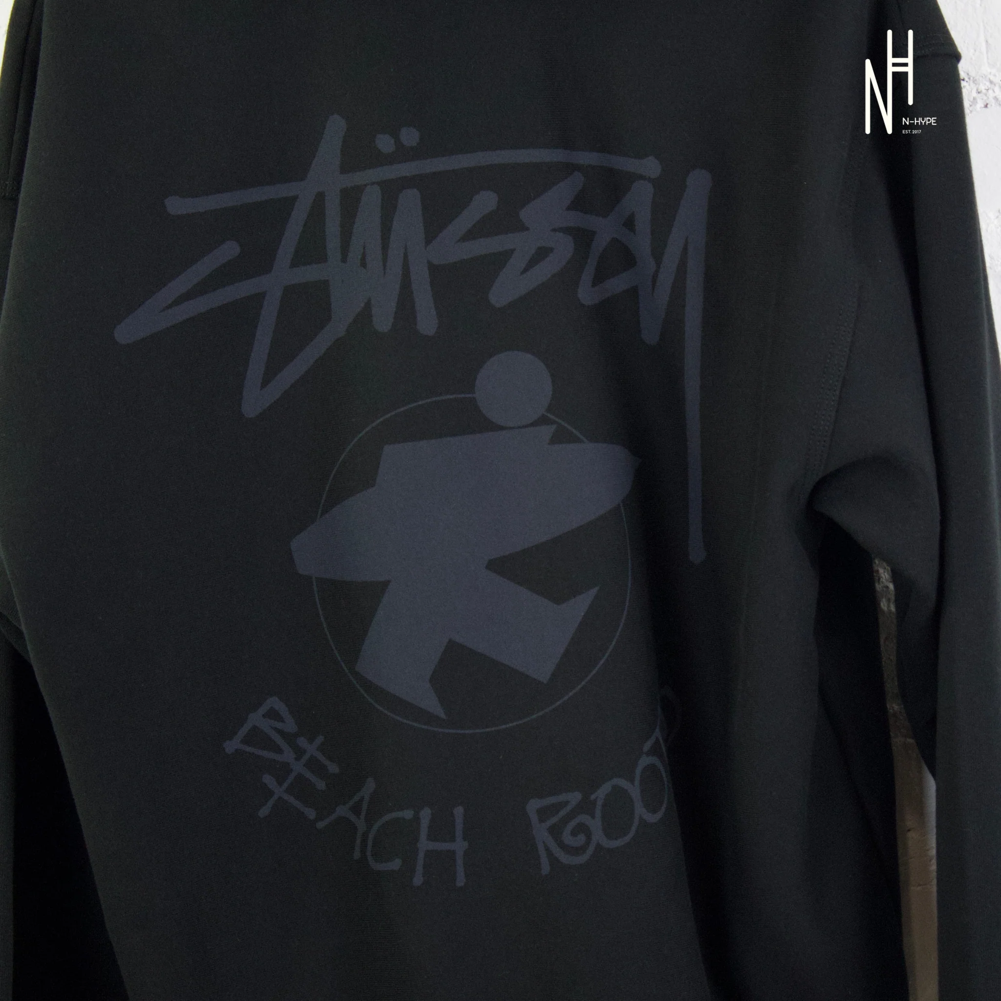 Stussy Beach Roots Zip Hoodie Black - Image 6