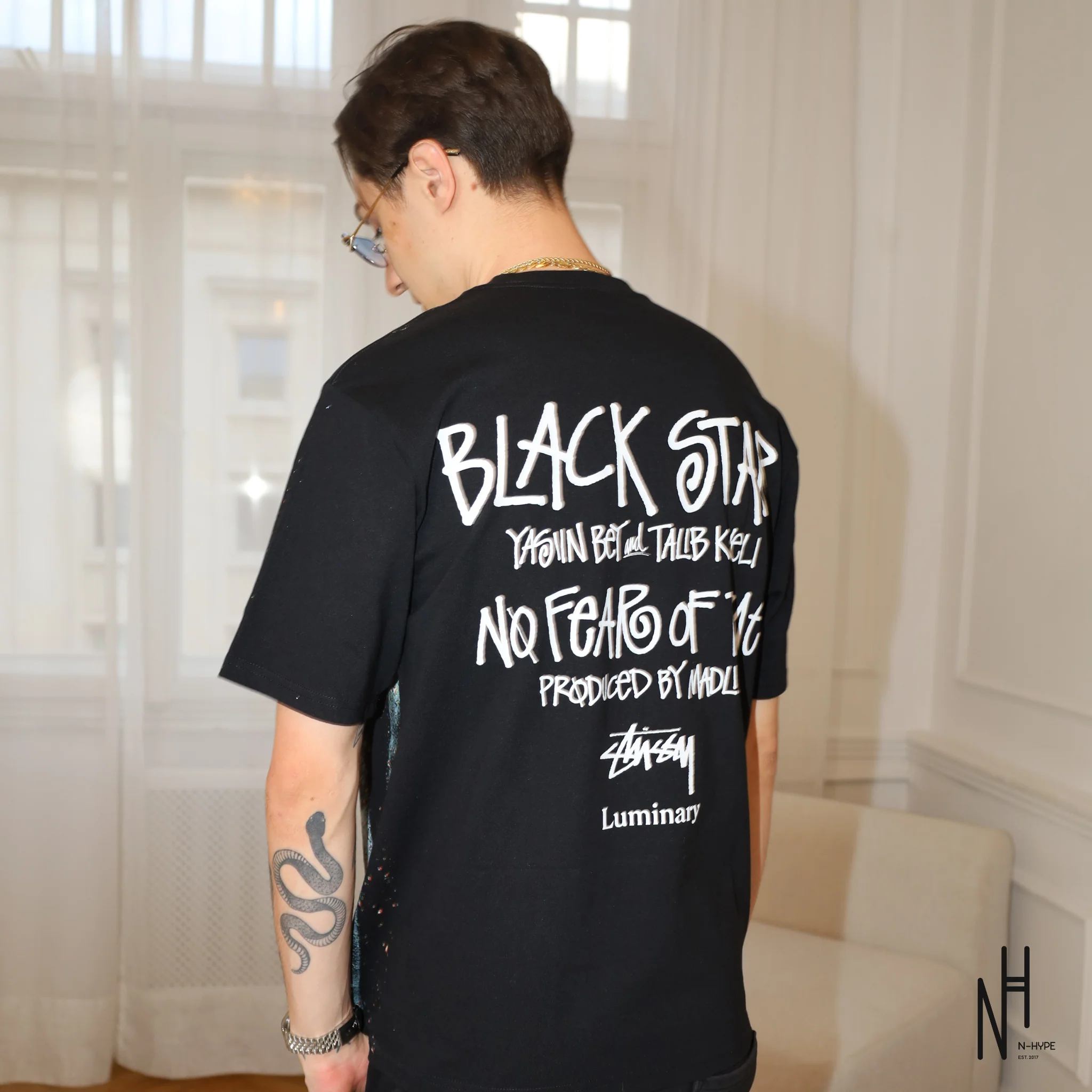 STUSSY Black Star Tee - Image 4