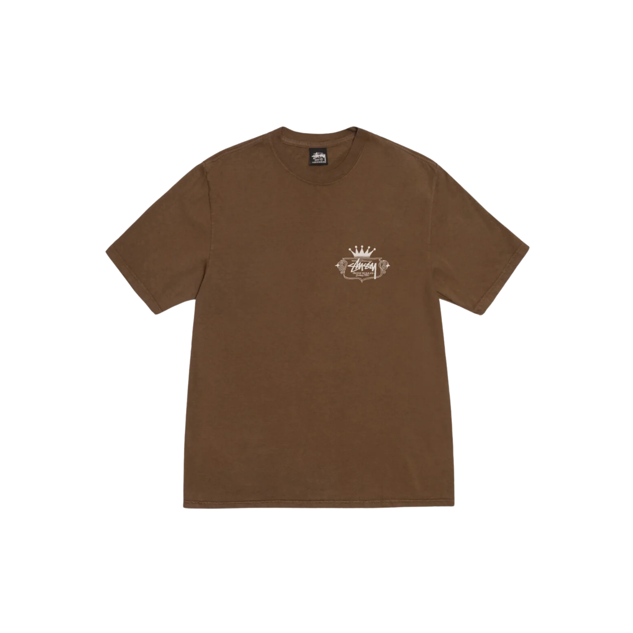 STÜSSY Built To Last Tee Pigment Dyed Brown