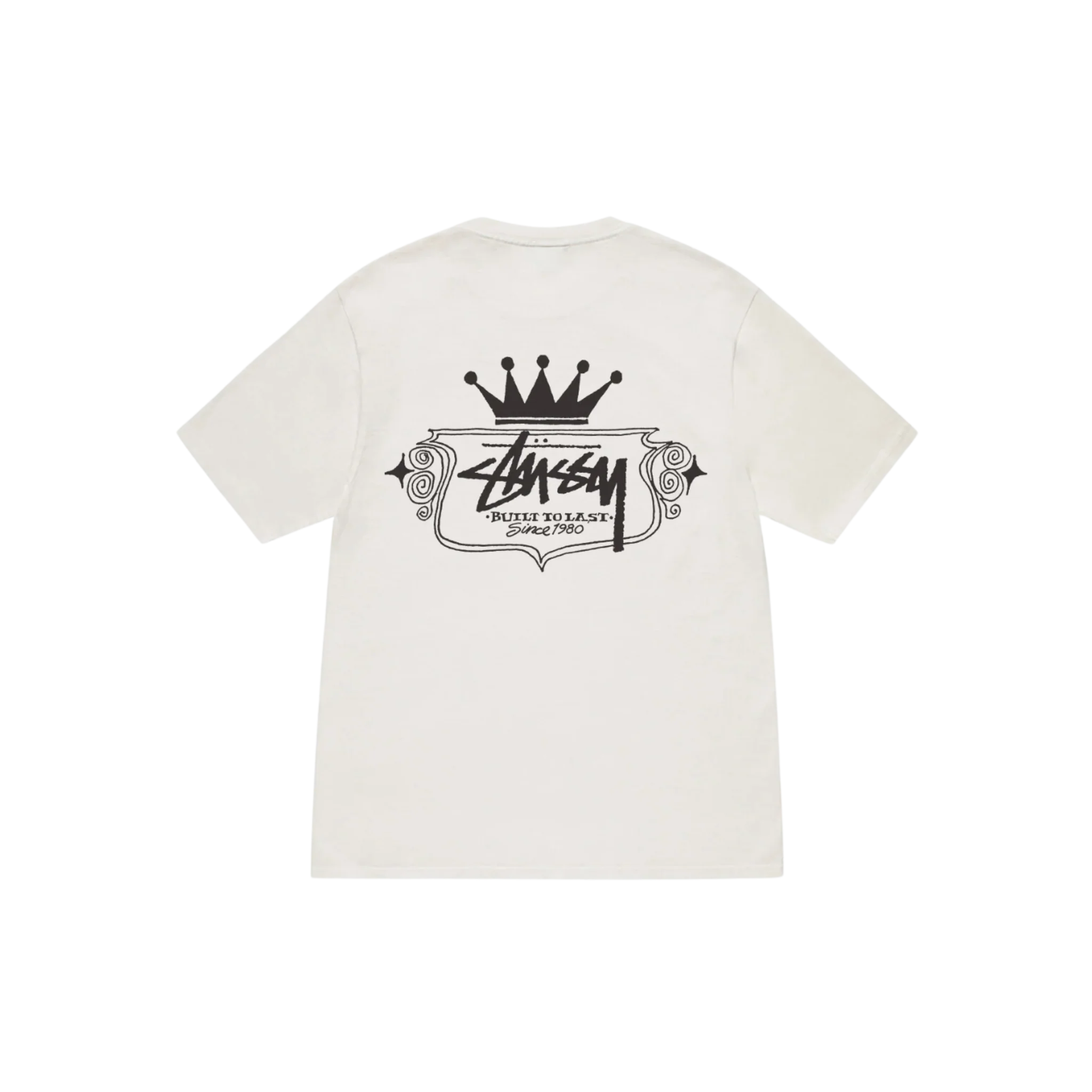 STÜSSY Built To Last Tee Pigment Dyed Natural - Image 2